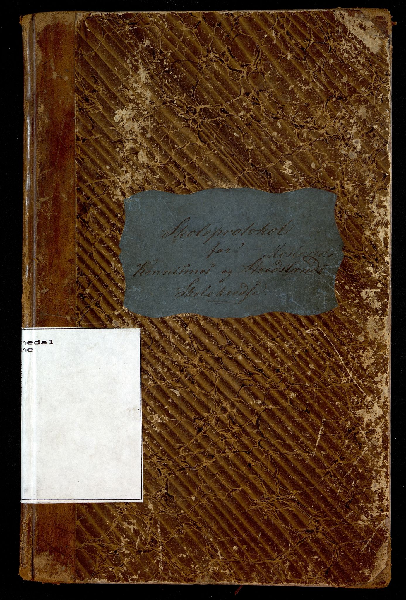 Nord-Audnedal kommune - Konsmo skole, ARKSOR/1027NA555/H/L0001: Skoleprotokoll Konsmo og Strisland skole, 1864-1883