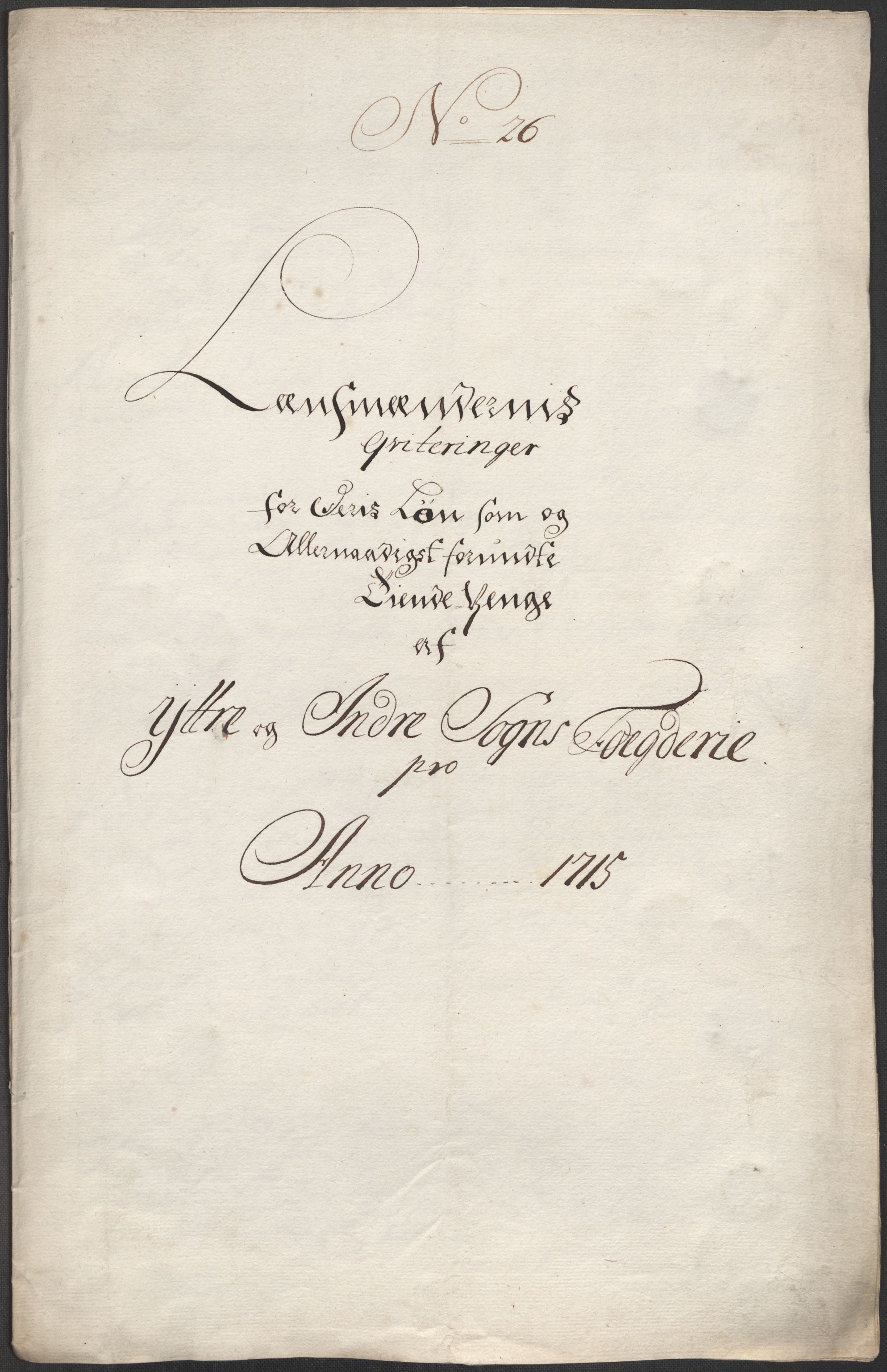 Rentekammeret inntil 1814, Reviderte regnskaper, Fogderegnskap, AV/RA-EA-4092/R52/L3320: Fogderegnskap Sogn, 1715-1716, s. 205