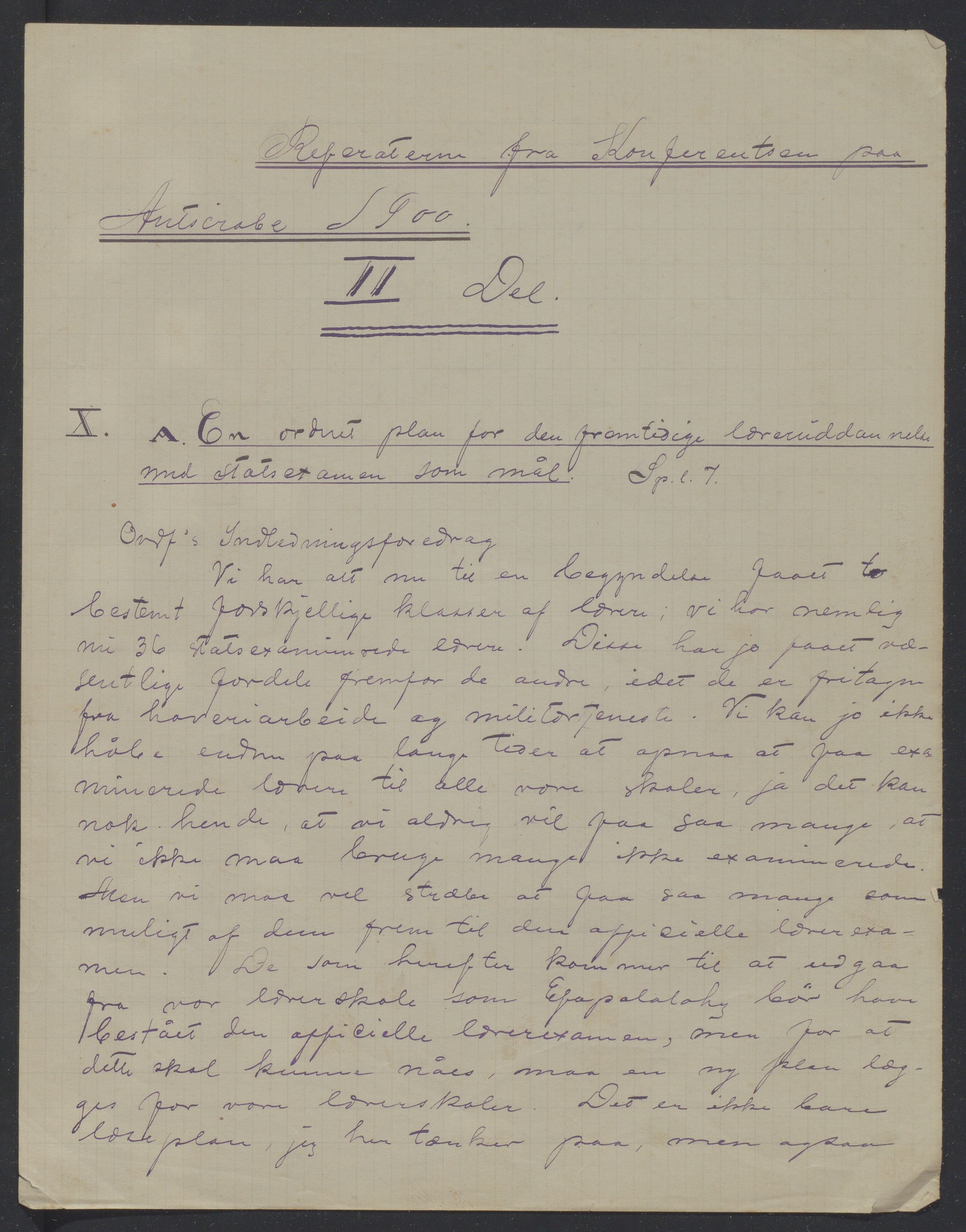 Det Norske Misjonsselskap - hovedadministrasjonen, VID/MA-A-1045/D/Da/Daa/L0043/0010: Konferansereferat og årsberetninger / Konferansereferat fra Madagaskar Innland, del II., 1900