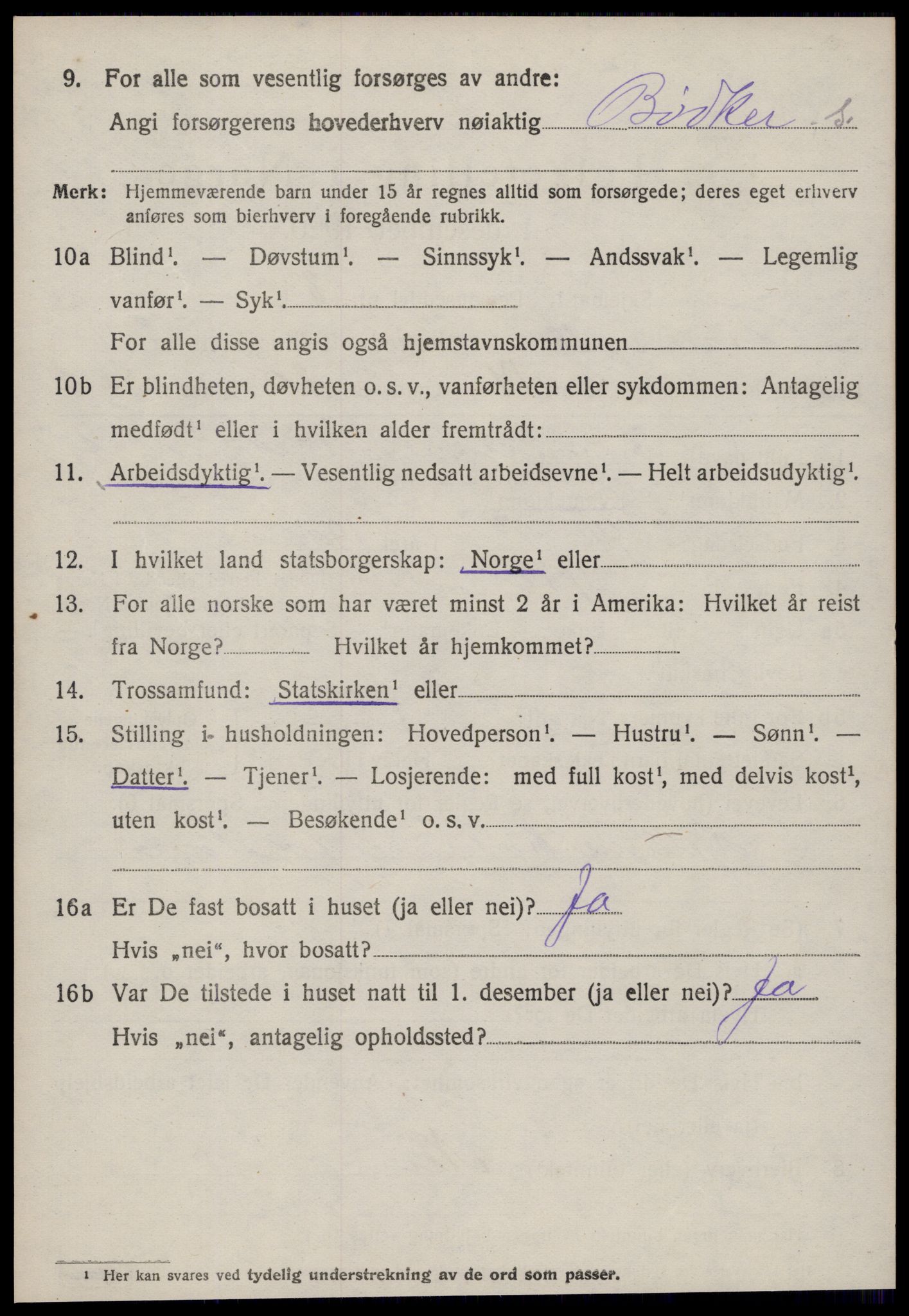 SAT, Folketelling 1920 for 1560 Tingvoll herred, 1920, s. 2003