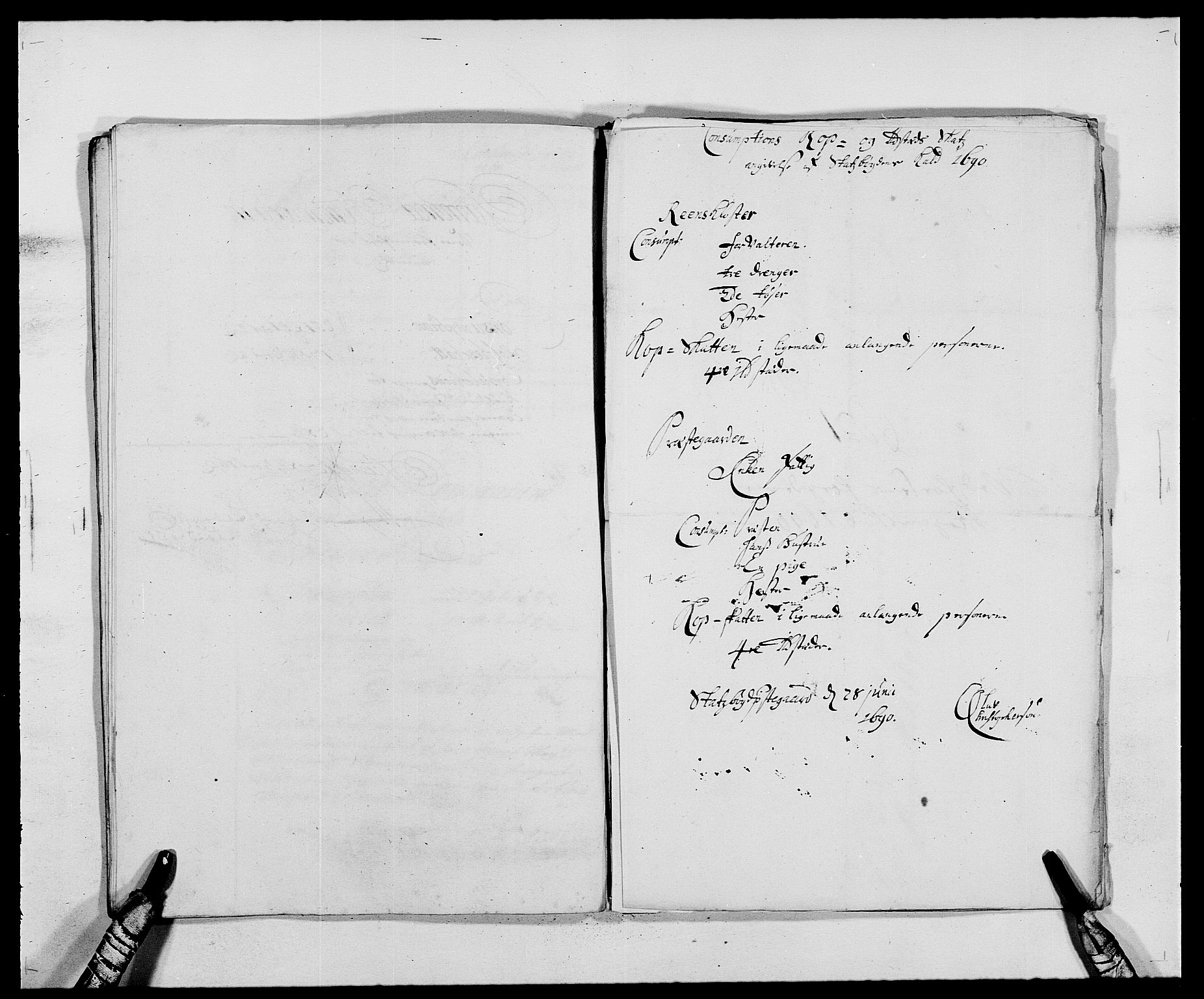 Rentekammeret inntil 1814, Reviderte regnskaper, Fogderegnskap, AV/RA-EA-4092/R57/L3848: Fogderegnskap Fosen, 1690-1691, s. 124