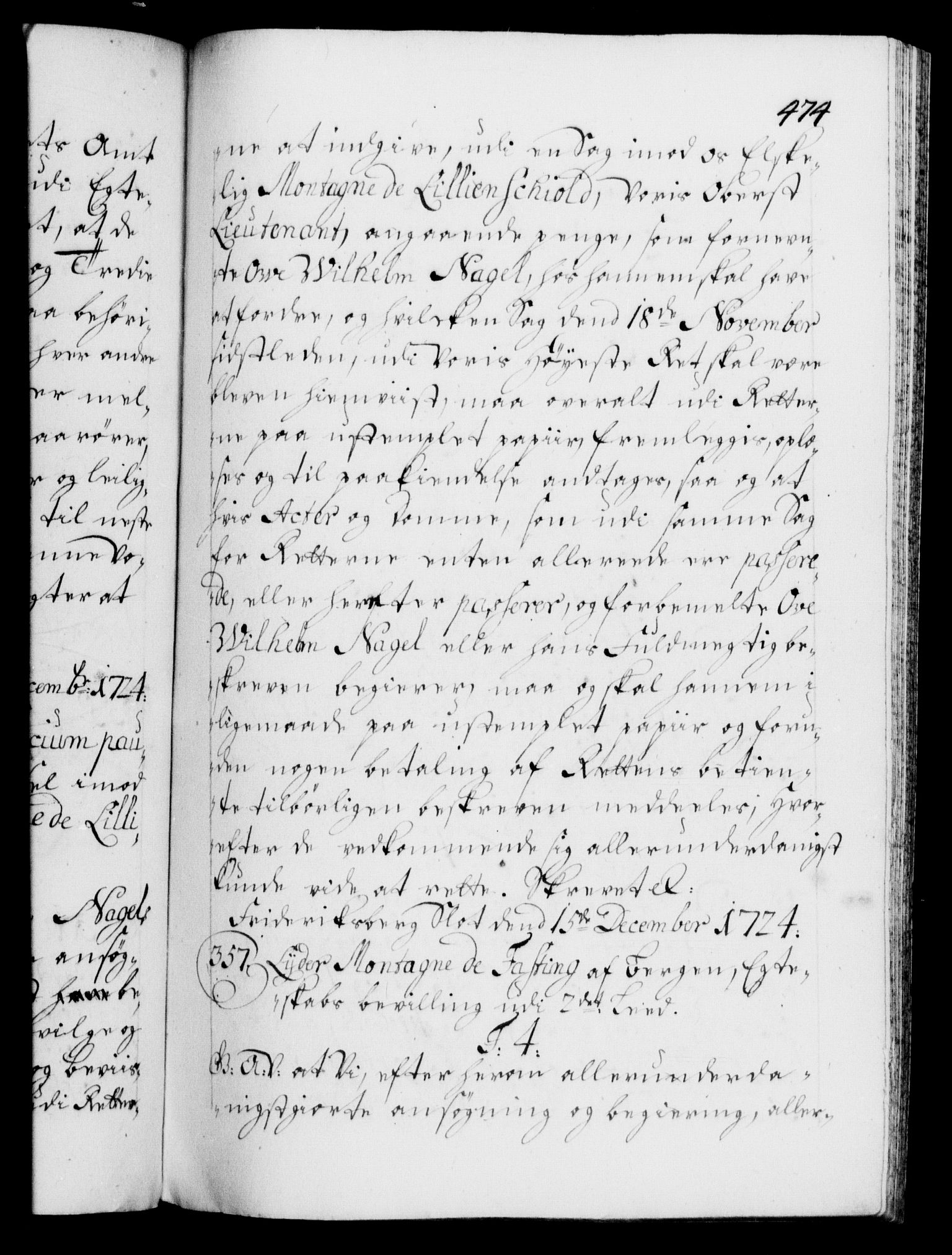Danske Kanselli 1572-1799, RA/EA-3023/F/Fc/Fca/Fcaa/L0024: Norske registre, 1723-1725, s. 474a