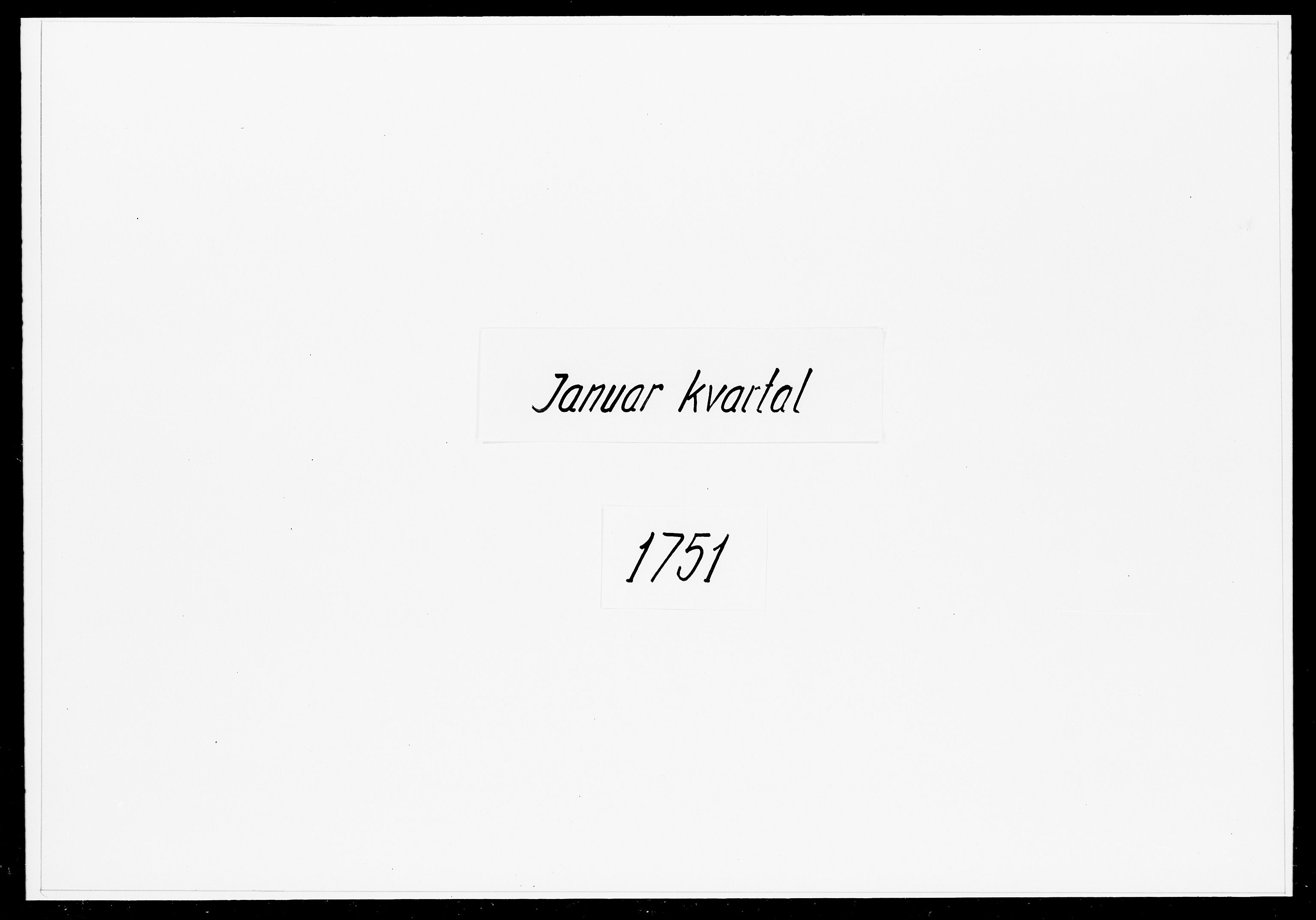 Krigskollegiet, Krigskancelliet, DRA/A-0006/-/1226-1232: Refererede sager, 1751, s. 1