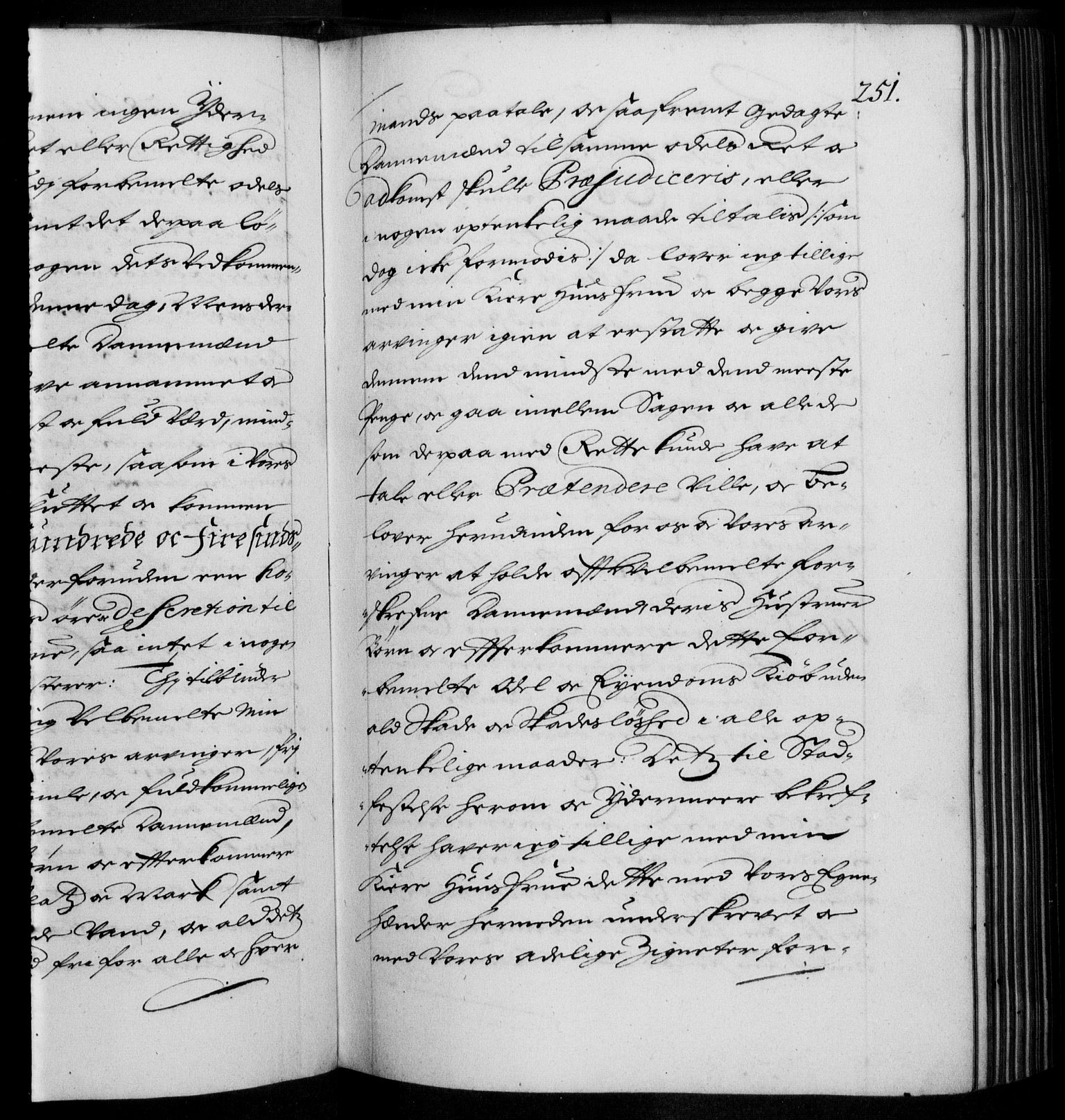 Danske Kanselli 1572-1799, AV/RA-EA-3023/F/Fc/Fca/Fcaa/L0015: Norske registre (mikrofilm), 1688-1691, s. 251a