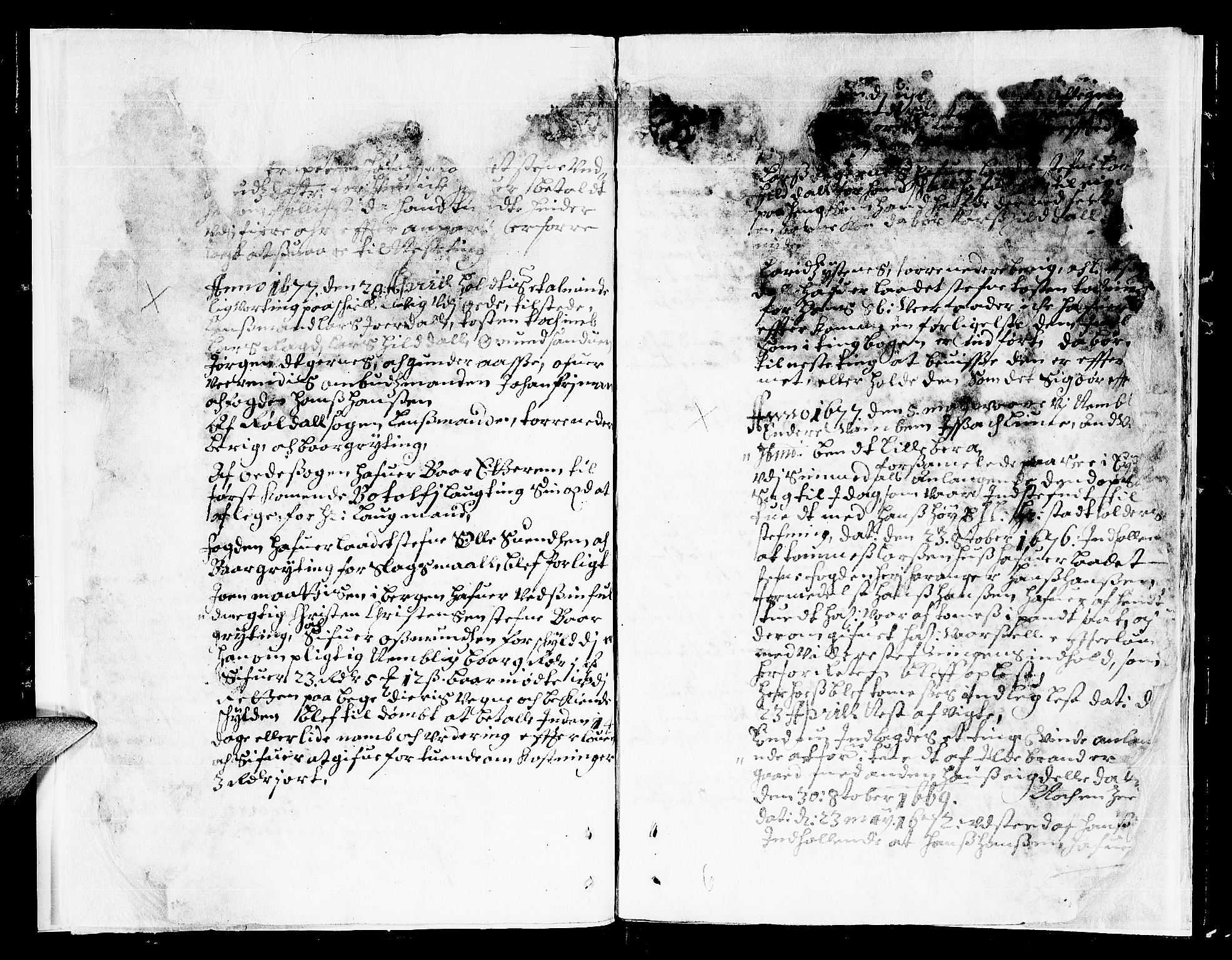 Hardanger og Voss sorenskriveri, AV/SAB-A-2501/1/1A/1Ac/L0008: Tingbok for Hardanger, Lysekloster og Halsnøy kloster, 1677, s. 5b-6a