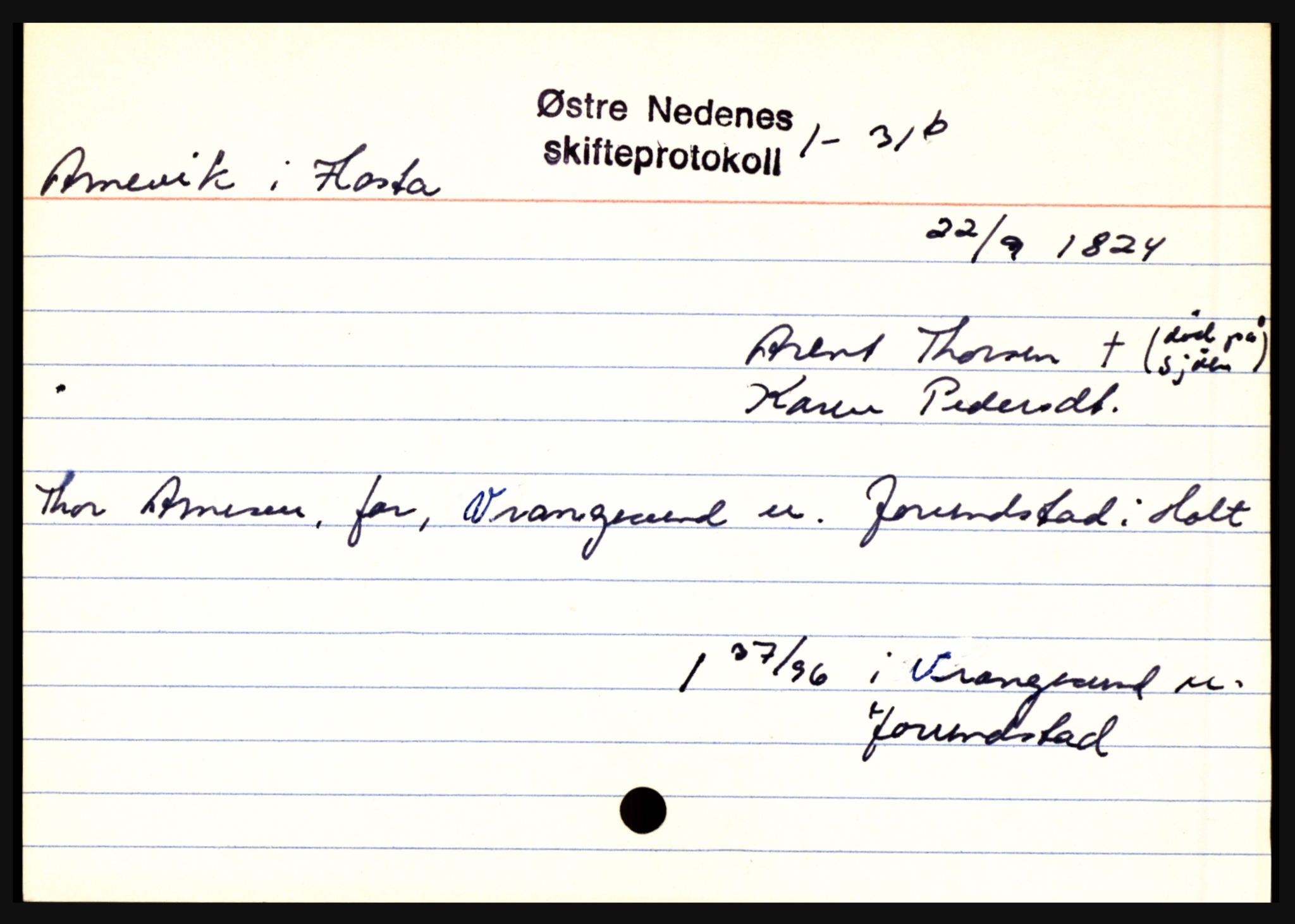 Holt sorenskriveri, SAK/1221-0002/H, s. 11