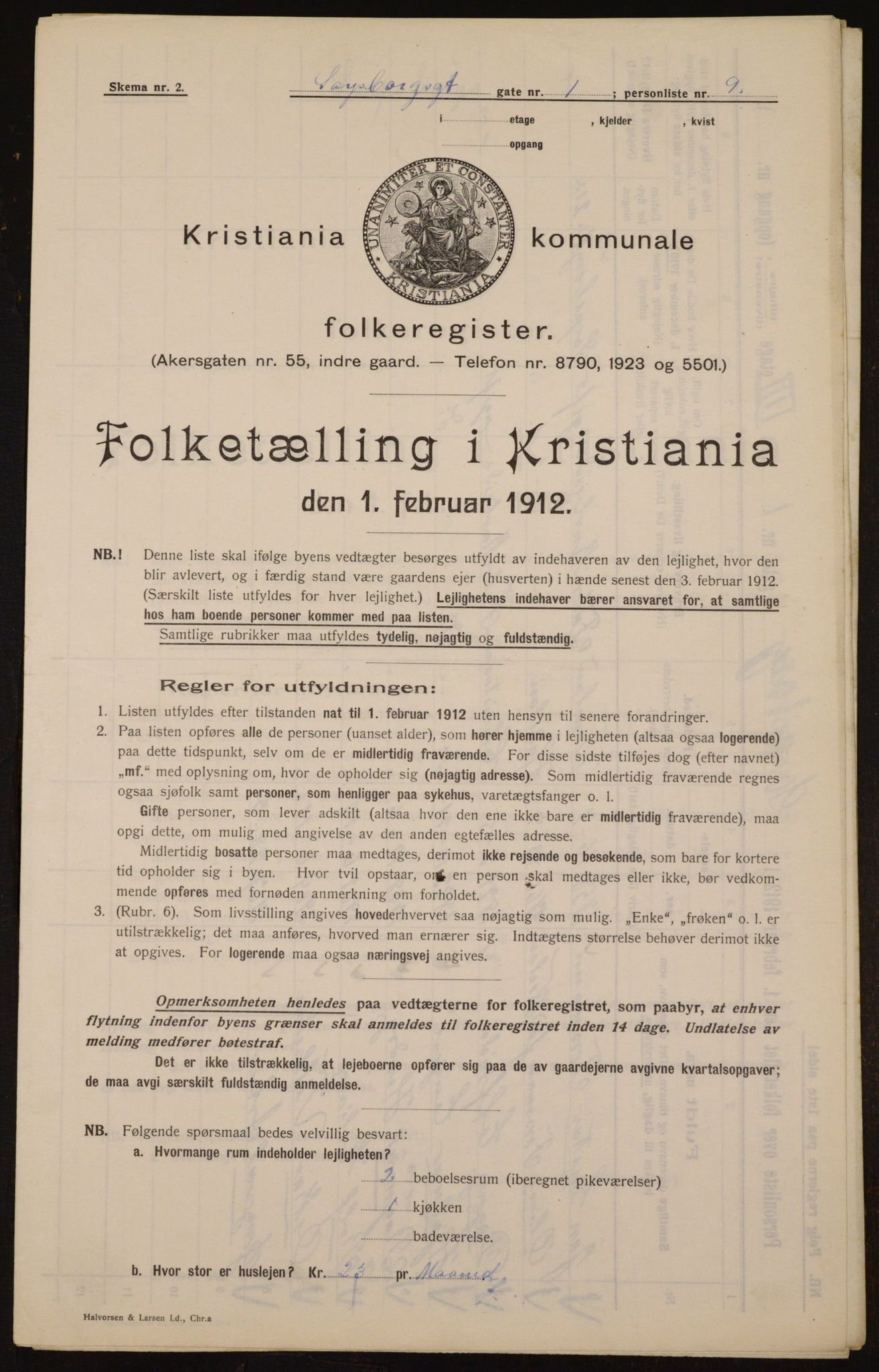 OBA, Kommunal folketelling 1.2.1912 for Kristiania, 1912, s. 89359