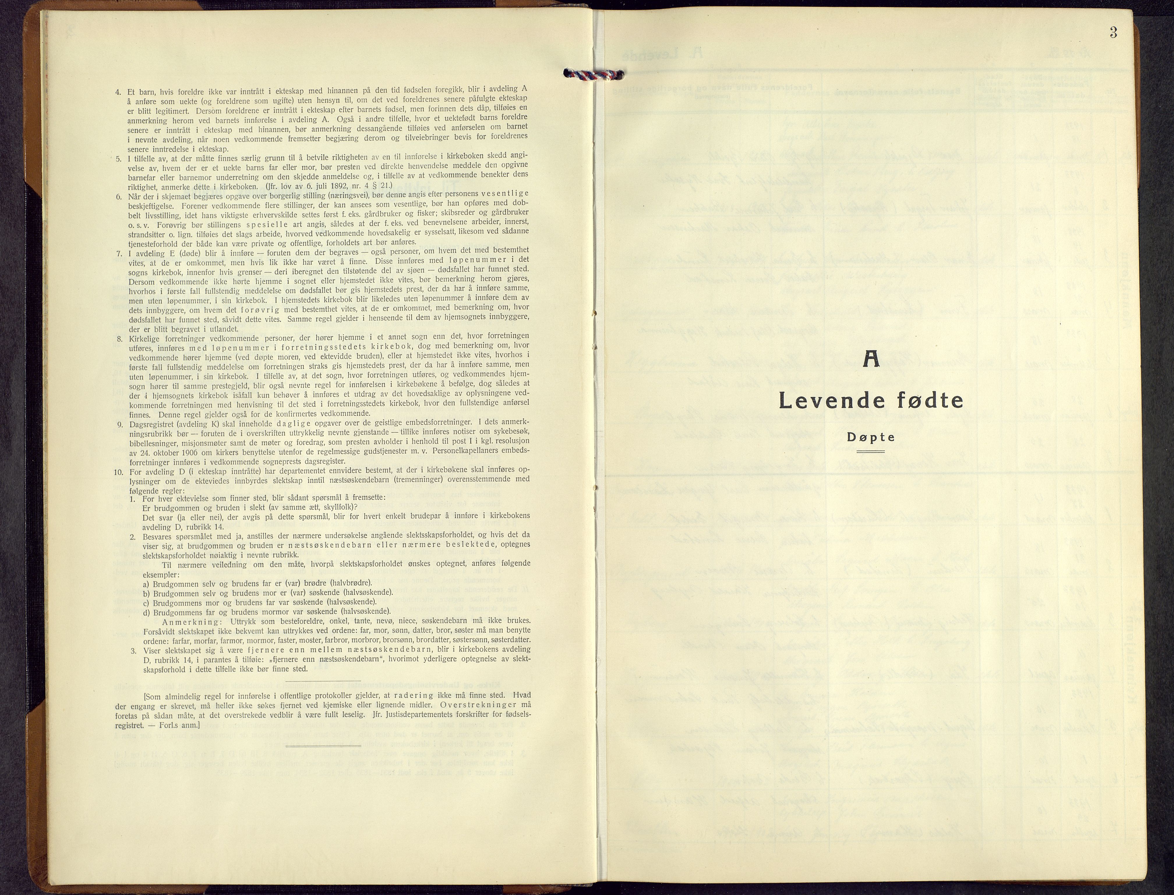 Trysil prestekontor, AV/SAH-PREST-046/H/Ha/Hab/L0011: Klokkerbok nr. 11, 1934-1965, s. 3