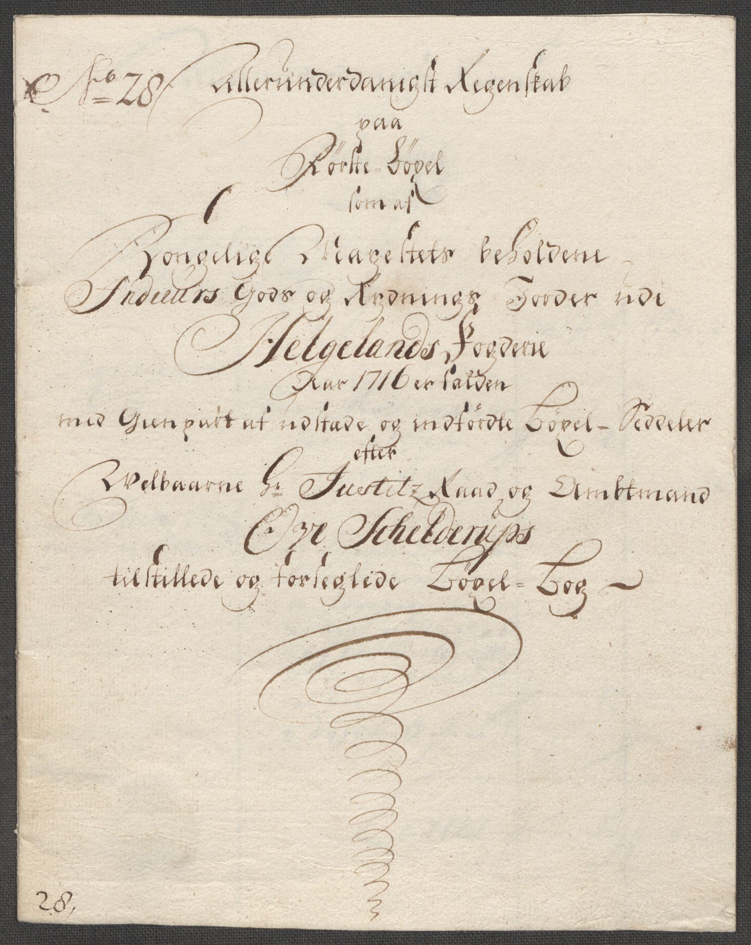 Rentekammeret inntil 1814, Reviderte regnskaper, Fogderegnskap, RA/EA-4092/R65/L4514: Fogderegnskap Helgeland, 1716, s. 231