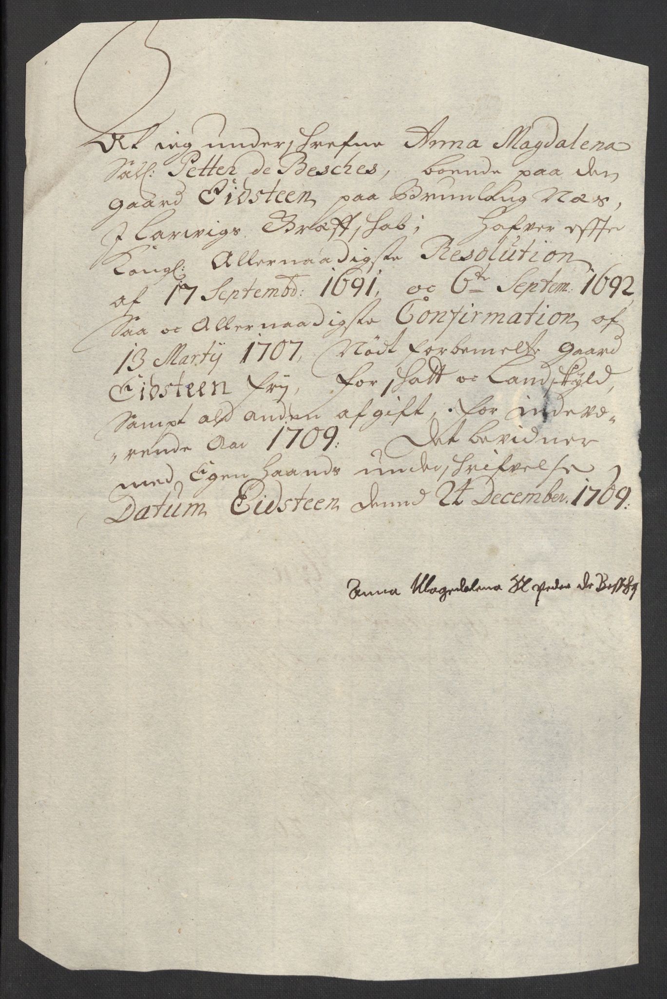 Rentekammeret inntil 1814, Reviderte regnskaper, Fogderegnskap, RA/EA-4092/R33/L1981: Fogderegnskap Larvik grevskap, 1709-1710, s. 195