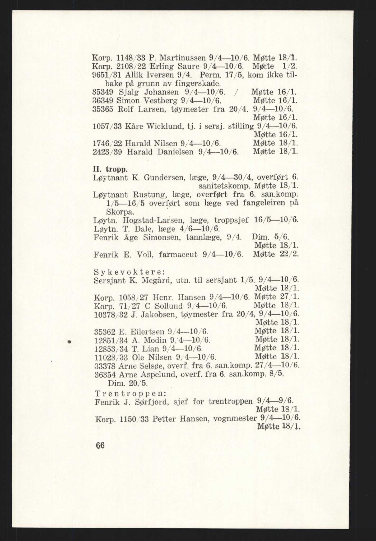 Forsvaret, Forsvarets krigshistoriske avdeling, AV/RA-RAFA-2017/Y/Yb/L0132: II-C-11-600  -  6. Divisjon / 6. Distriktskommando, 1940-1960, s. 768