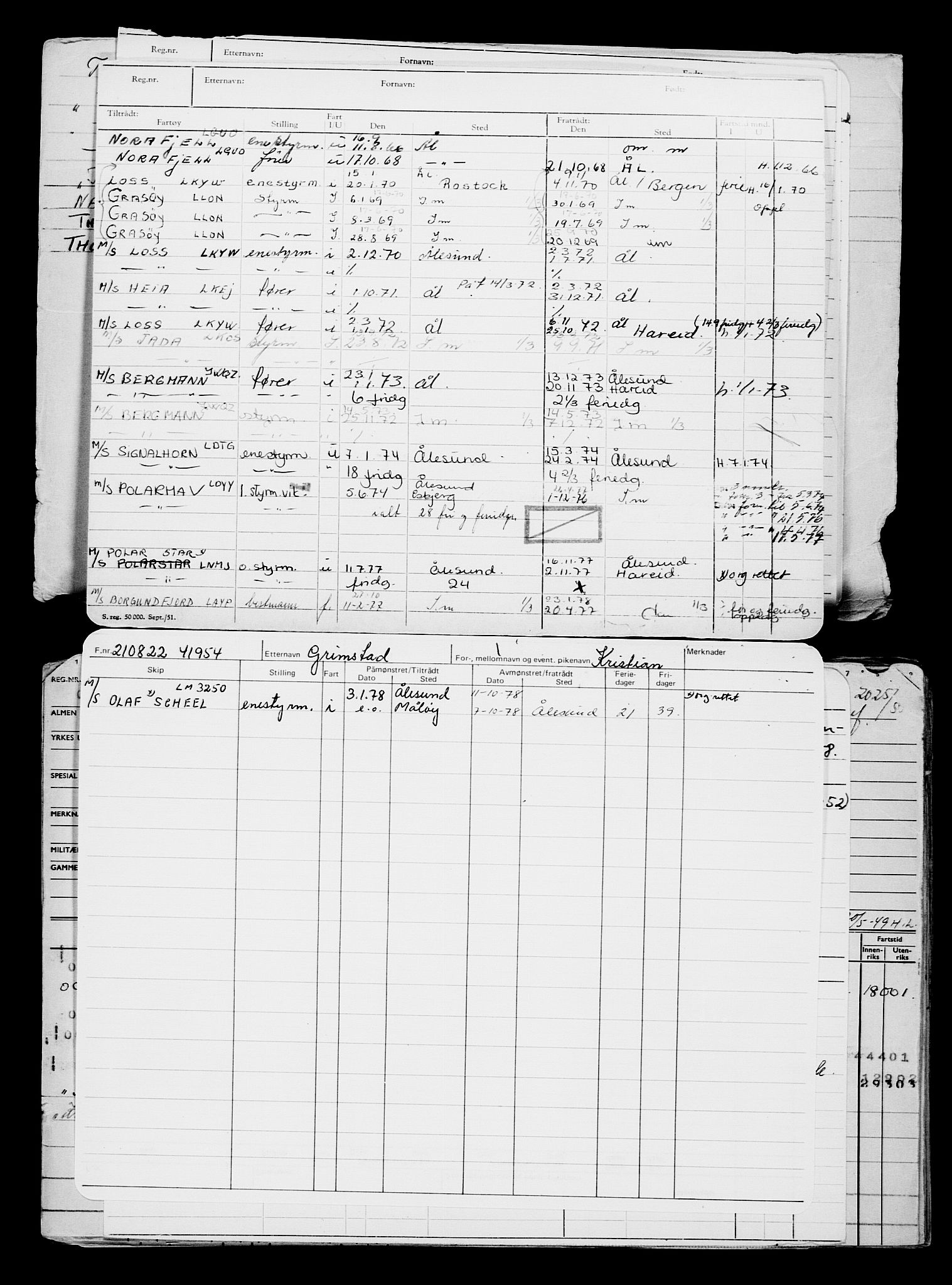 Direktoratet for sjømenn, AV/RA-S-3545/G/Gb/L0210: Hovedkort, 1922, s. 7