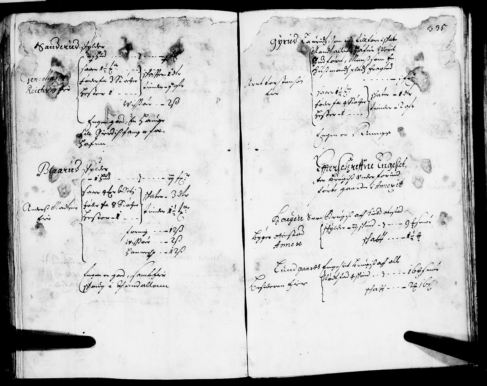 Rentekammeret inntil 1814, Realistisk ordnet avdeling, AV/RA-EA-4070/N/Nb/Nba/L0013: Hedmark fogderi, 2. del, 1669, s. 334b-335a