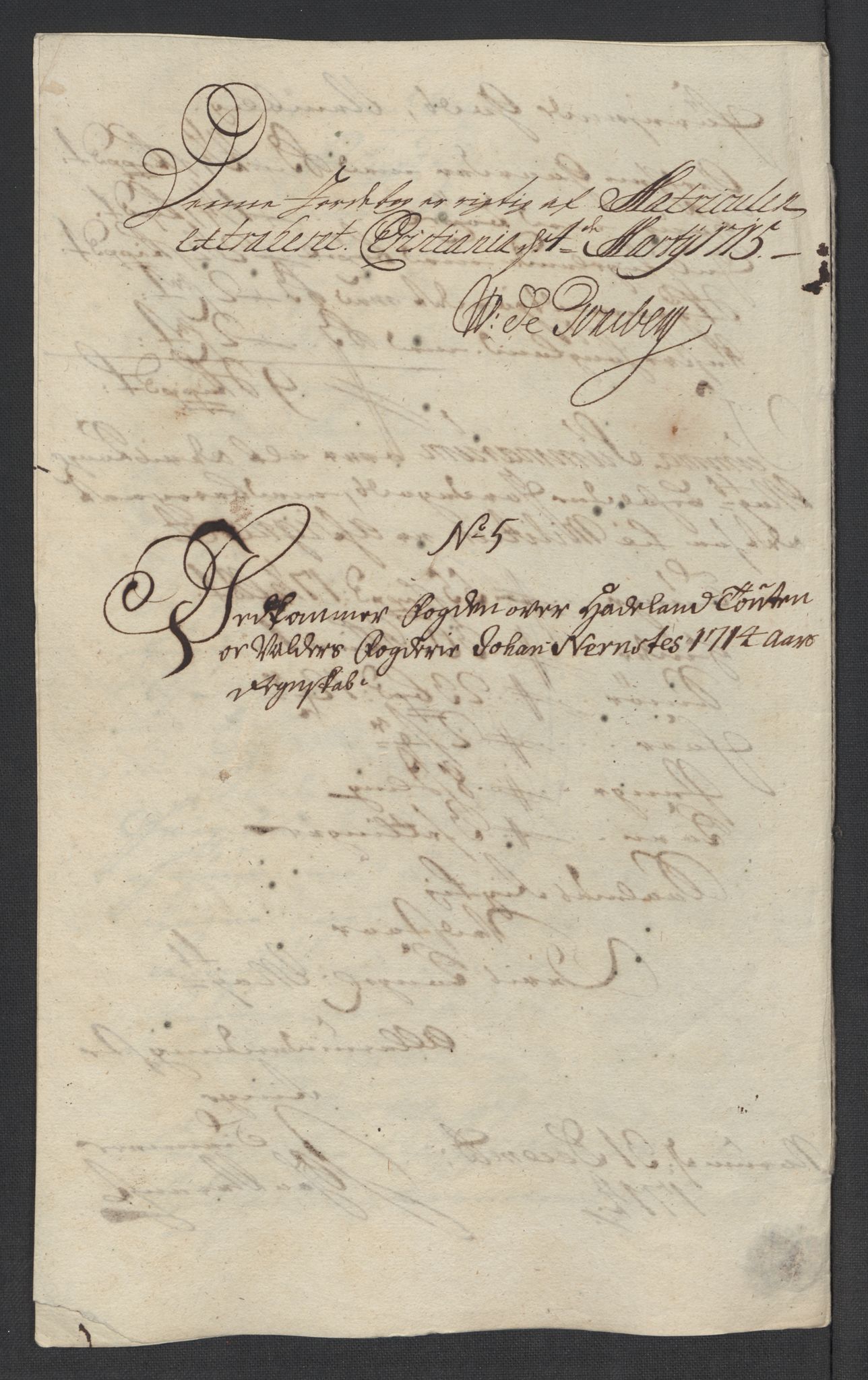 Rentekammeret inntil 1814, Reviderte regnskaper, Fogderegnskap, RA/EA-4092/R18/L1313: Fogderegnskap Hadeland, Toten og Valdres, 1714, s. 38