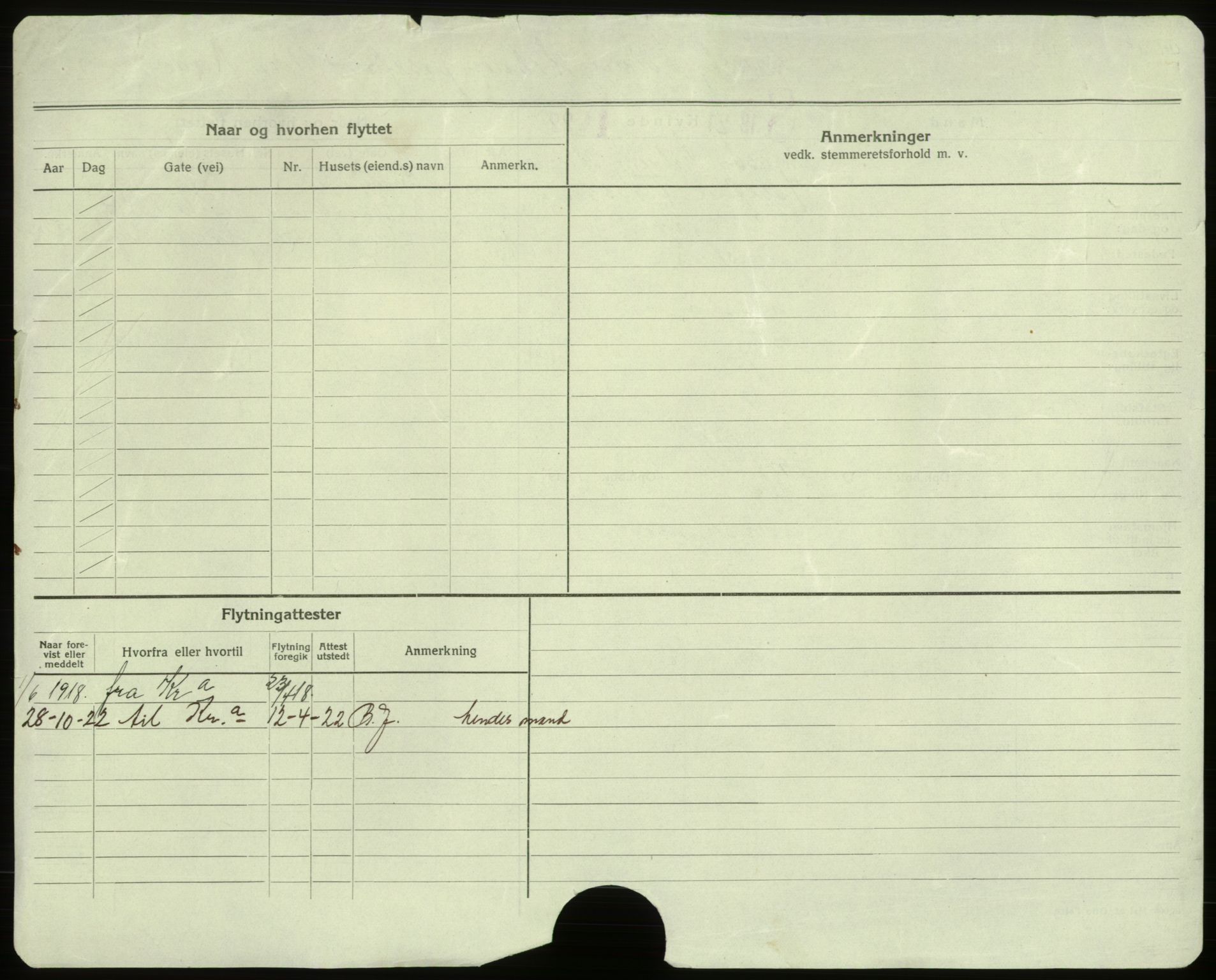 Oslo folkeregister, Registerkort, AV/SAO-A-11715/F/Fa/Faa/L0007: Kvinner, 1917-1922, s. 3