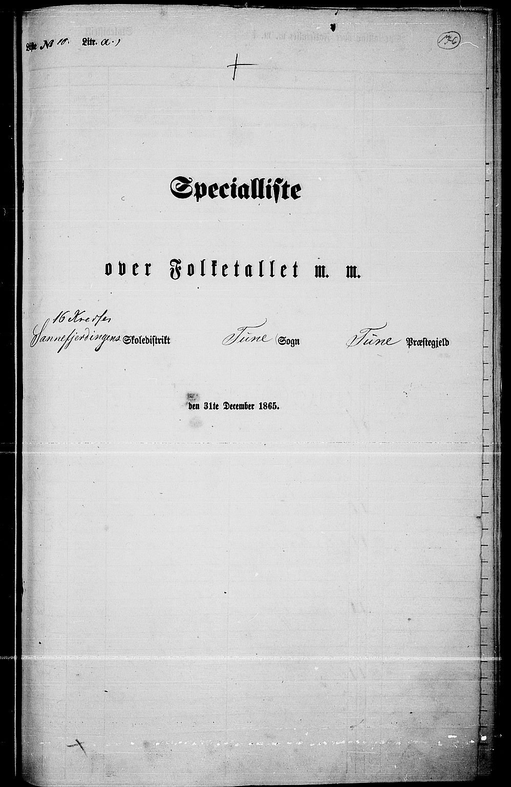 RA, Folketelling 1865 for 0130P Tune prestegjeld, 1865, s. 250