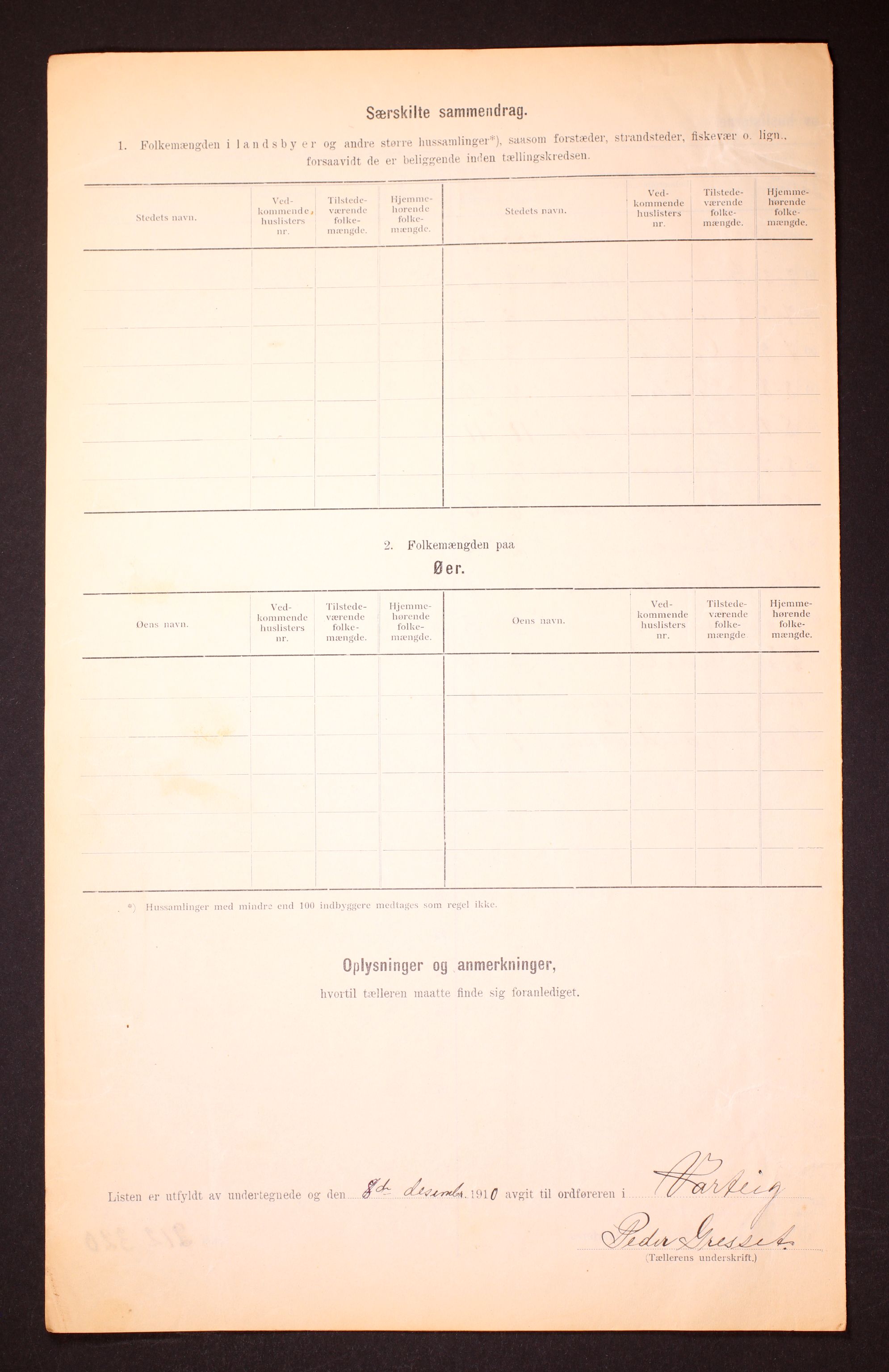 RA, Folketelling 1910 for 0114 Varteig herred, 1910, s. 6