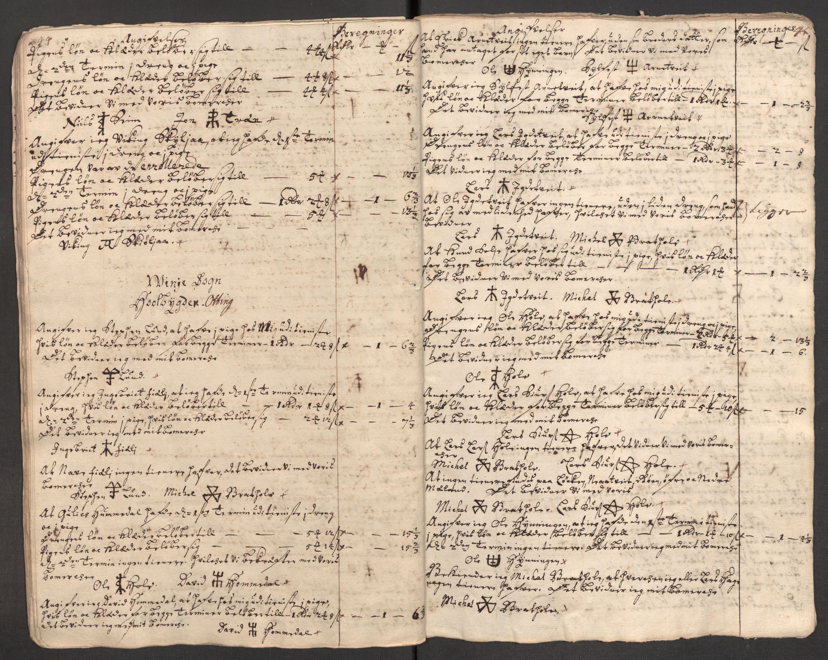 Rentekammeret inntil 1814, Reviderte regnskaper, Fogderegnskap, RA/EA-4092/R51/L3193: Fogderegnskap Nordhordland og Voss, 1711, s. 401