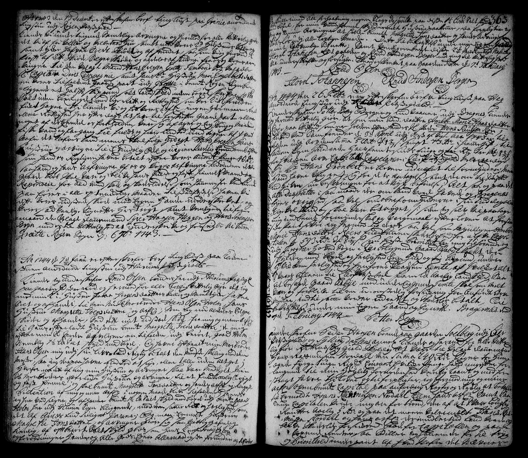 Lier, Røyken og Hurum sorenskriveri, SAKO/A-89/G/Ga/Gaa/L0002: Pantebok nr. II, 1725-1755, s. 363