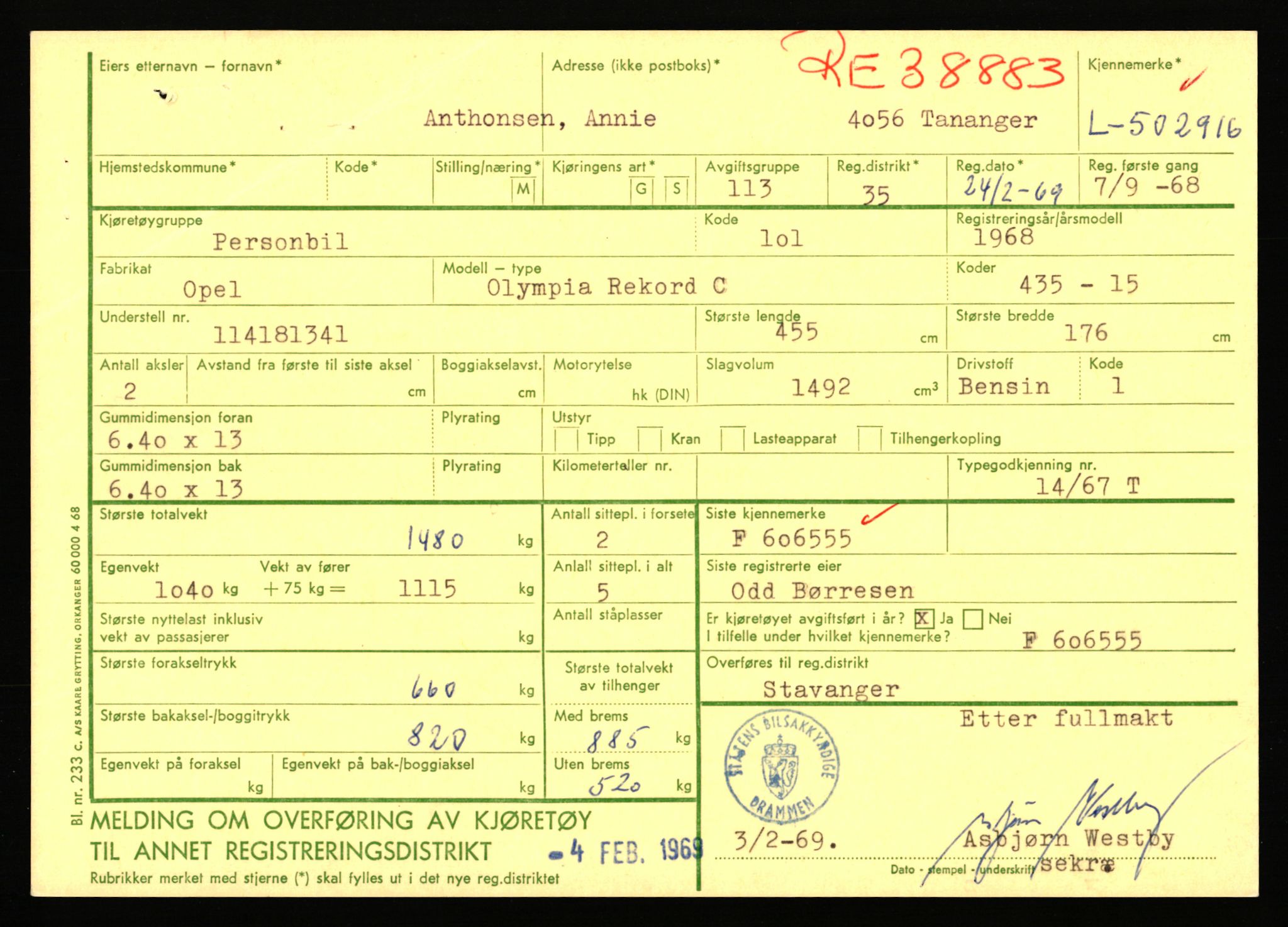 Stavanger trafikkstasjon, AV/SAST-A-101942/0/F/L0077: L-500000 - L-502999, 1930-1971, s. 2183