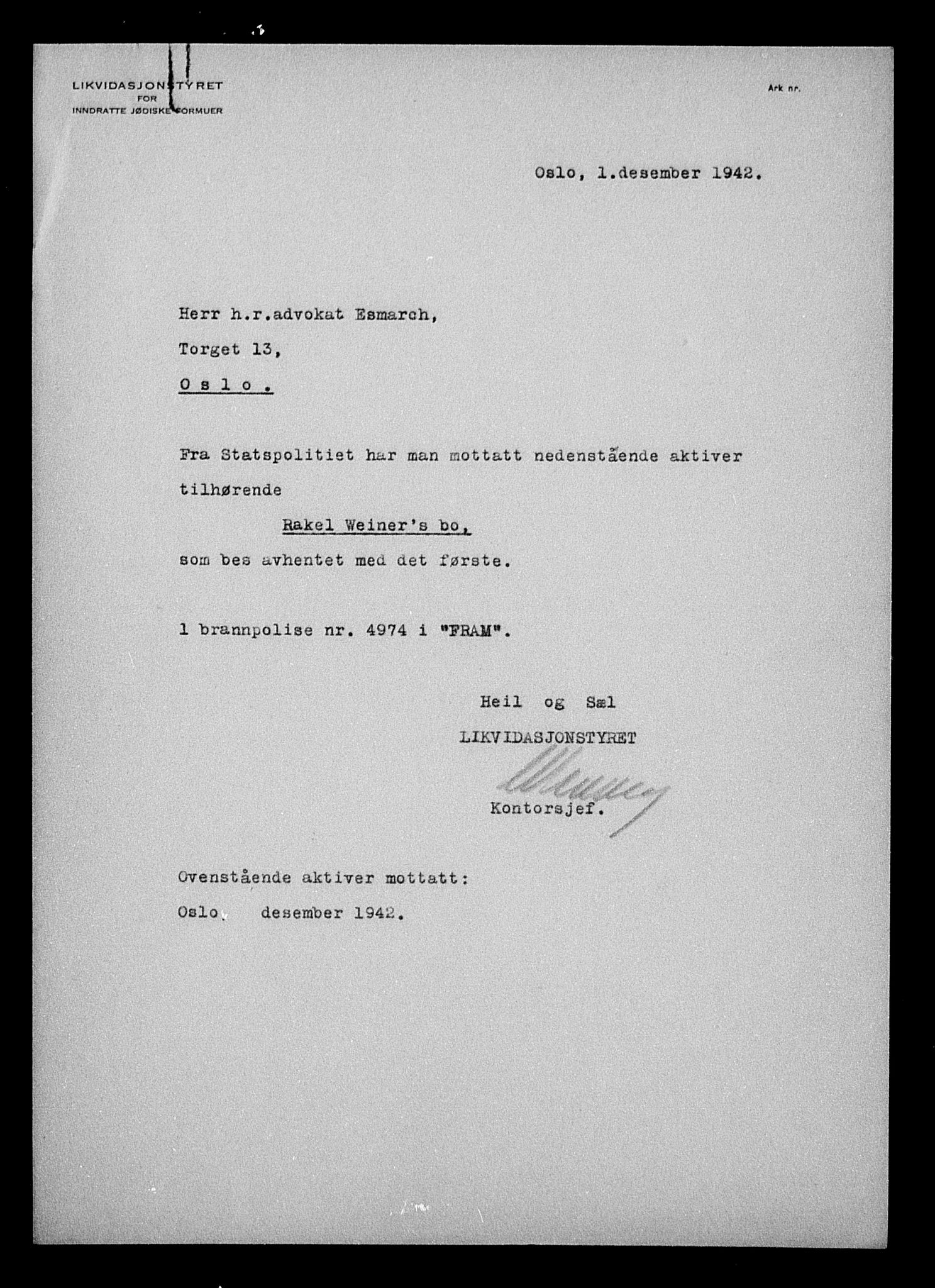 Justisdepartementet, Tilbakeføringskontoret for inndratte formuer, AV/RA-S-1564/H/Hc/Hcc/L0985: --, 1945-1947, s. 244