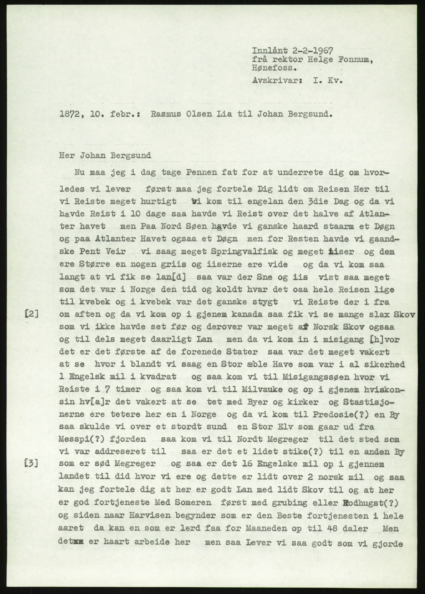 Samlinger til kildeutgivelse, Amerikabrevene, AV/RA-EA-4057/F/L0019: Innlån fra Buskerud: Fonnem - Kristoffersen, 1838-1914, s. 693