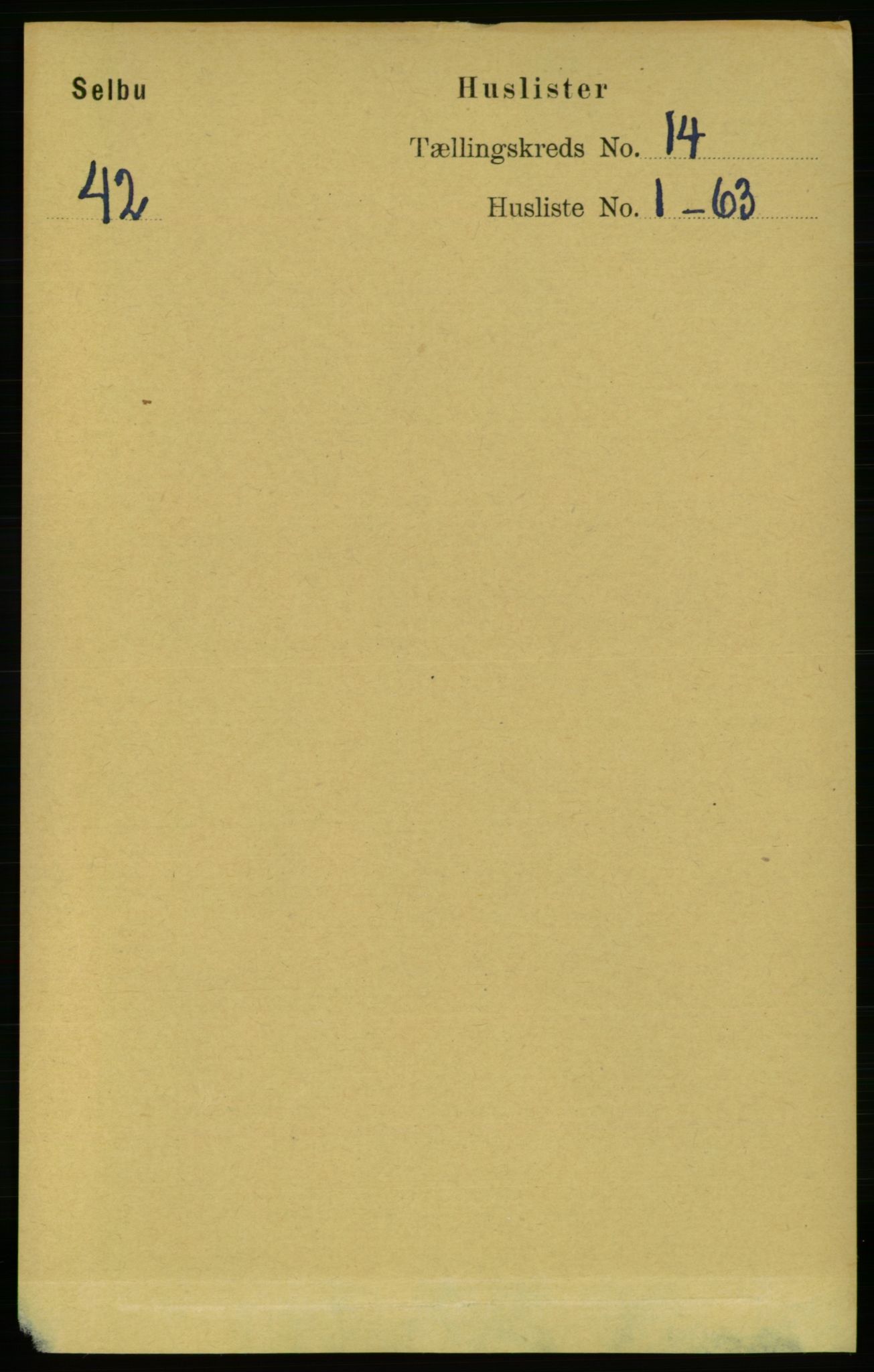 RA, Folketelling 1891 for 1664 Selbu herred, 1891, s. 5015