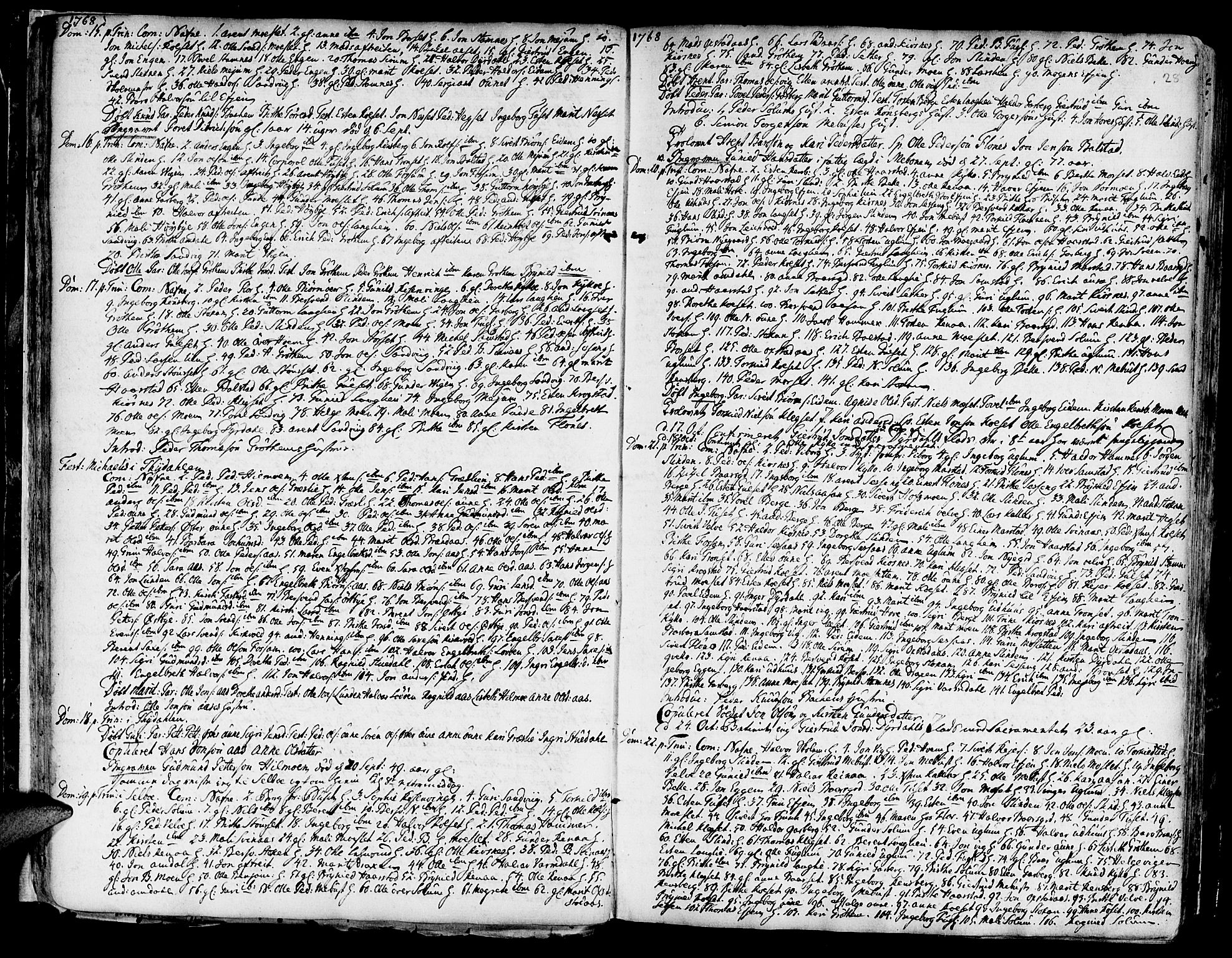 Ministerialprotokoller, klokkerbøker og fødselsregistre - Sør-Trøndelag, AV/SAT-A-1456/695/L1138: Ministerialbok nr. 695A02 /1, 1757-1801, s. 28