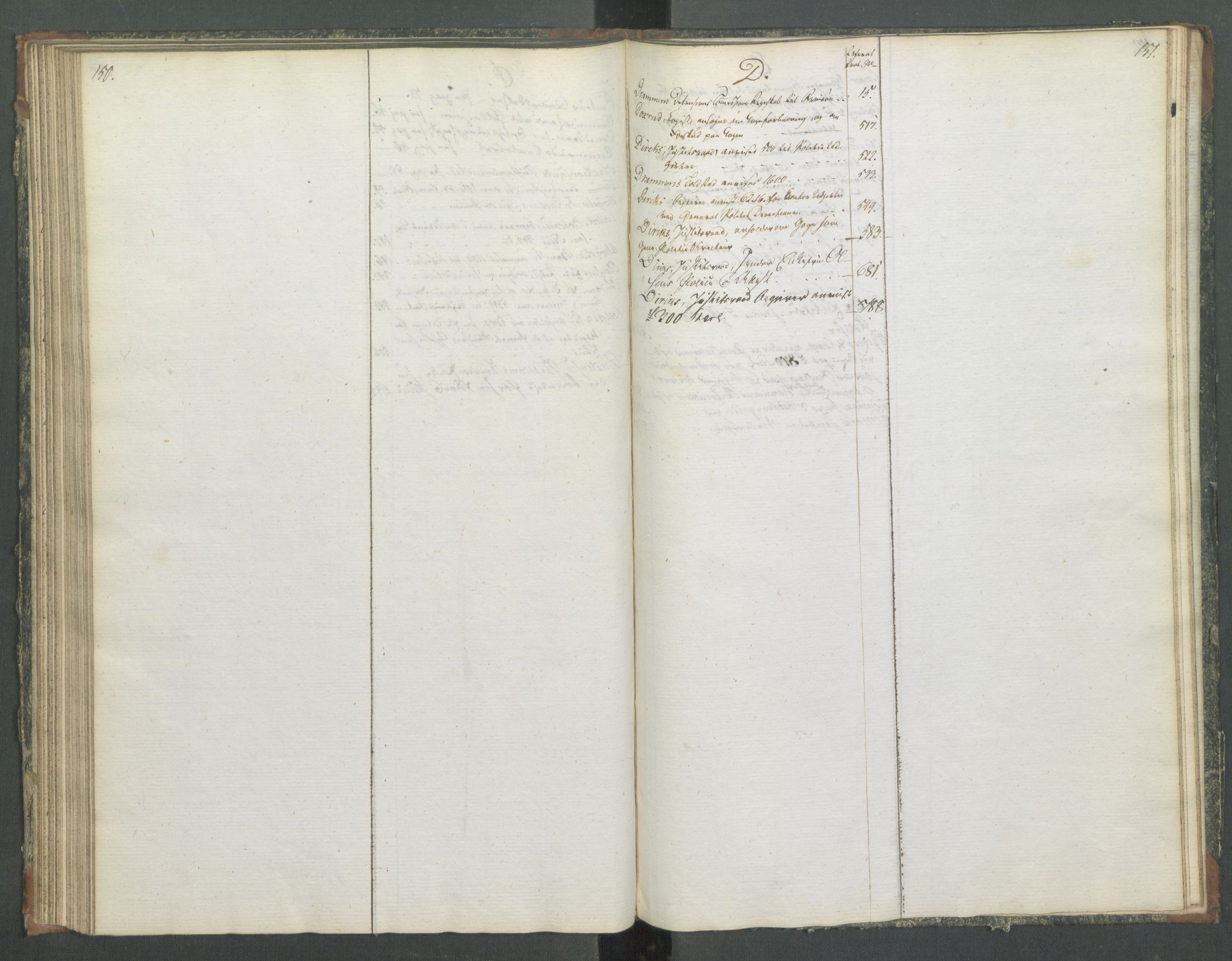 Departementene i 1814, AV/RA-S-3899/Fa/L0014: Bokholderkontoret - Register til journalen, 1814-1815, s. 150-151