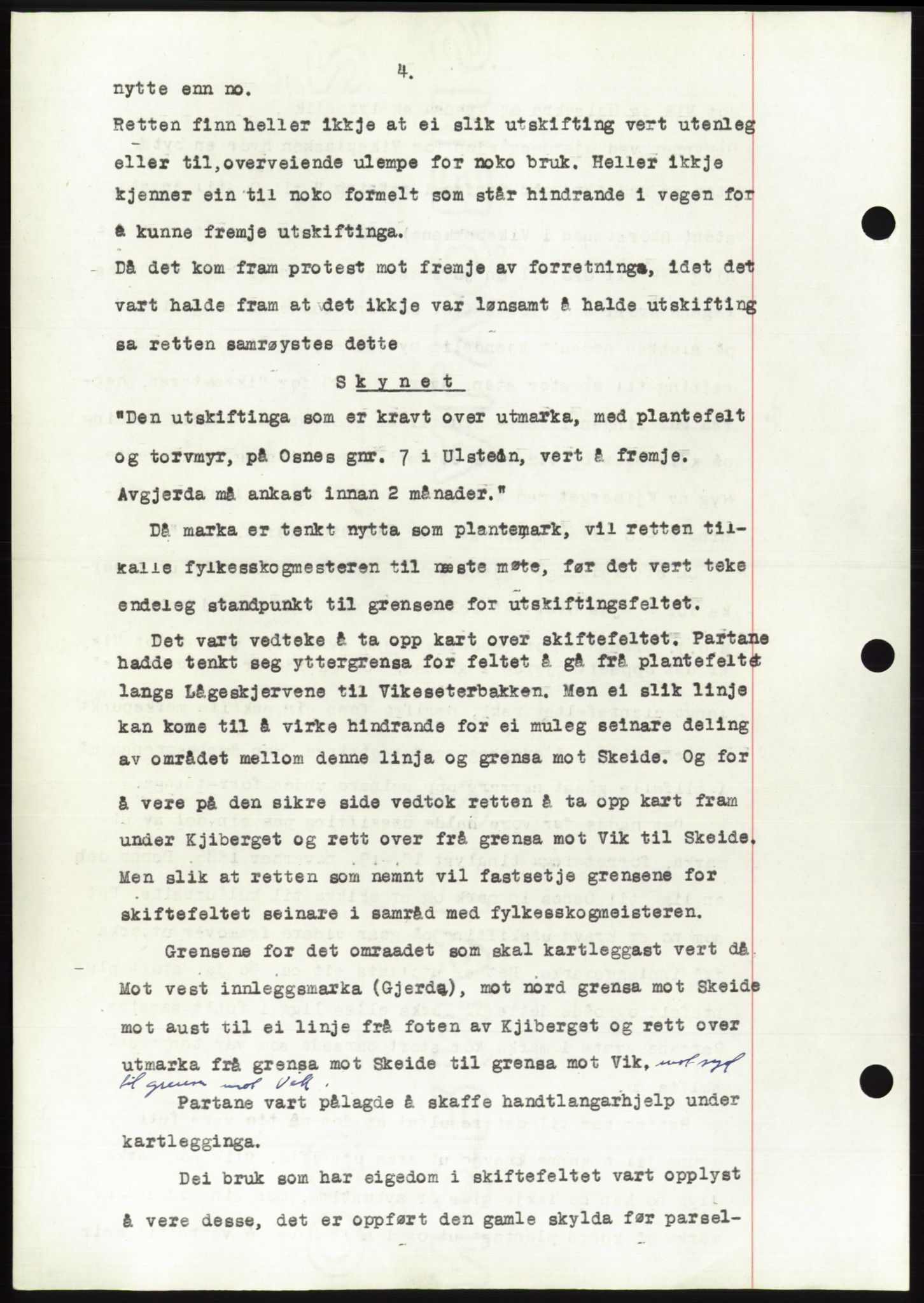 Søre Sunnmøre sorenskriveri, AV/SAT-A-4122/1/2/2C/L0099: Pantebok nr. 25A, 1954-1954, Dagboknr: 3319/1954