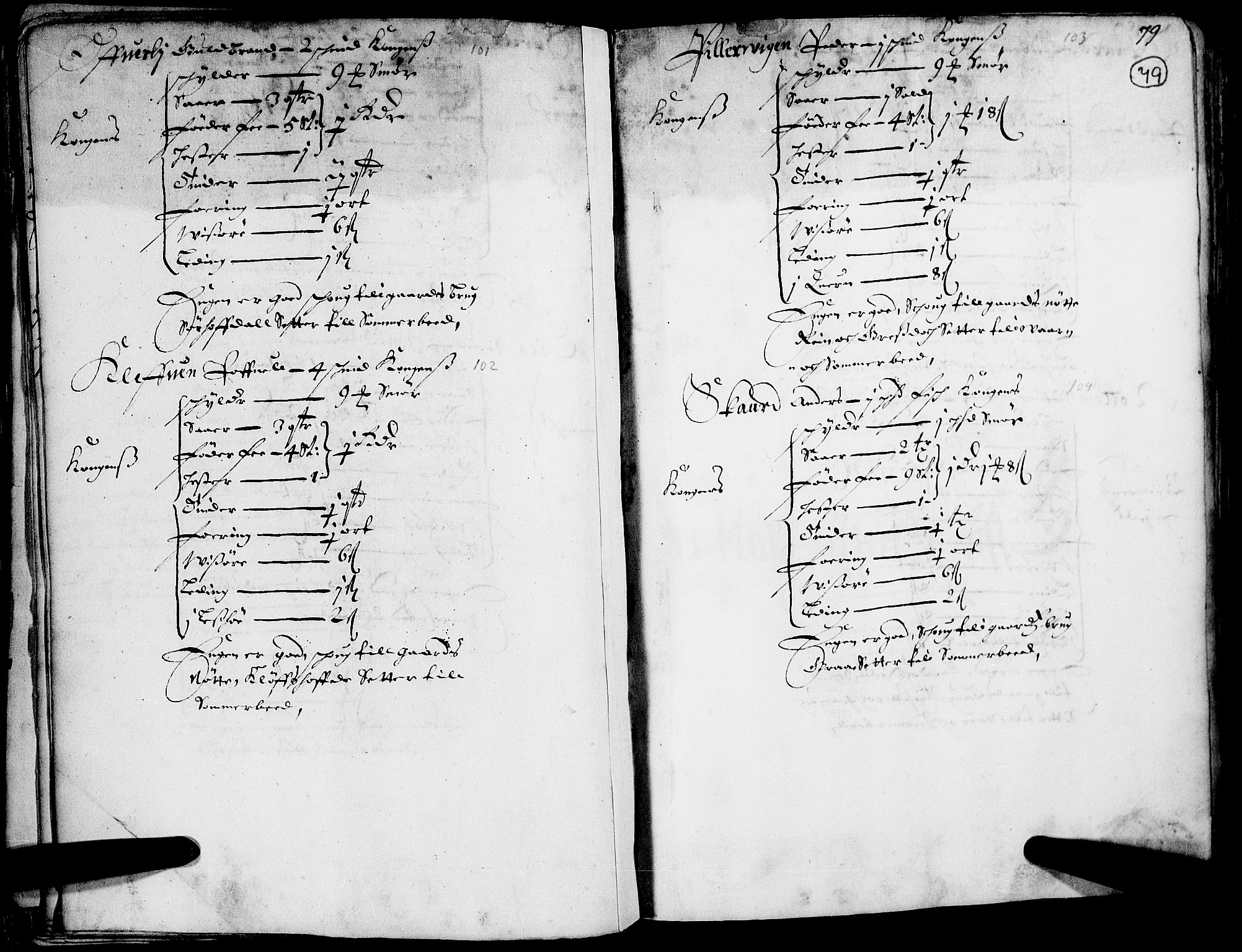 Rentekammeret inntil 1814, Realistisk ordnet avdeling, RA/EA-4070/N/Nb/Nba/L0014: Gudbrandsdalen fogderi, 1. del, 1668, s. 78b-79a