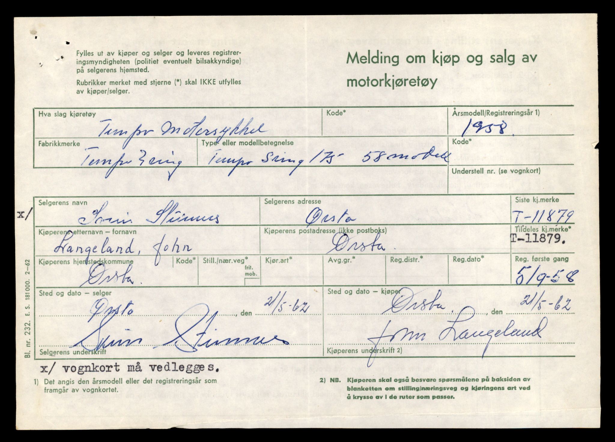 Møre og Romsdal vegkontor - Ålesund trafikkstasjon, AV/SAT-A-4099/F/Fe/L0031: Registreringskort for kjøretøy T 11800 - T 11996, 1927-1998, s. 1425
