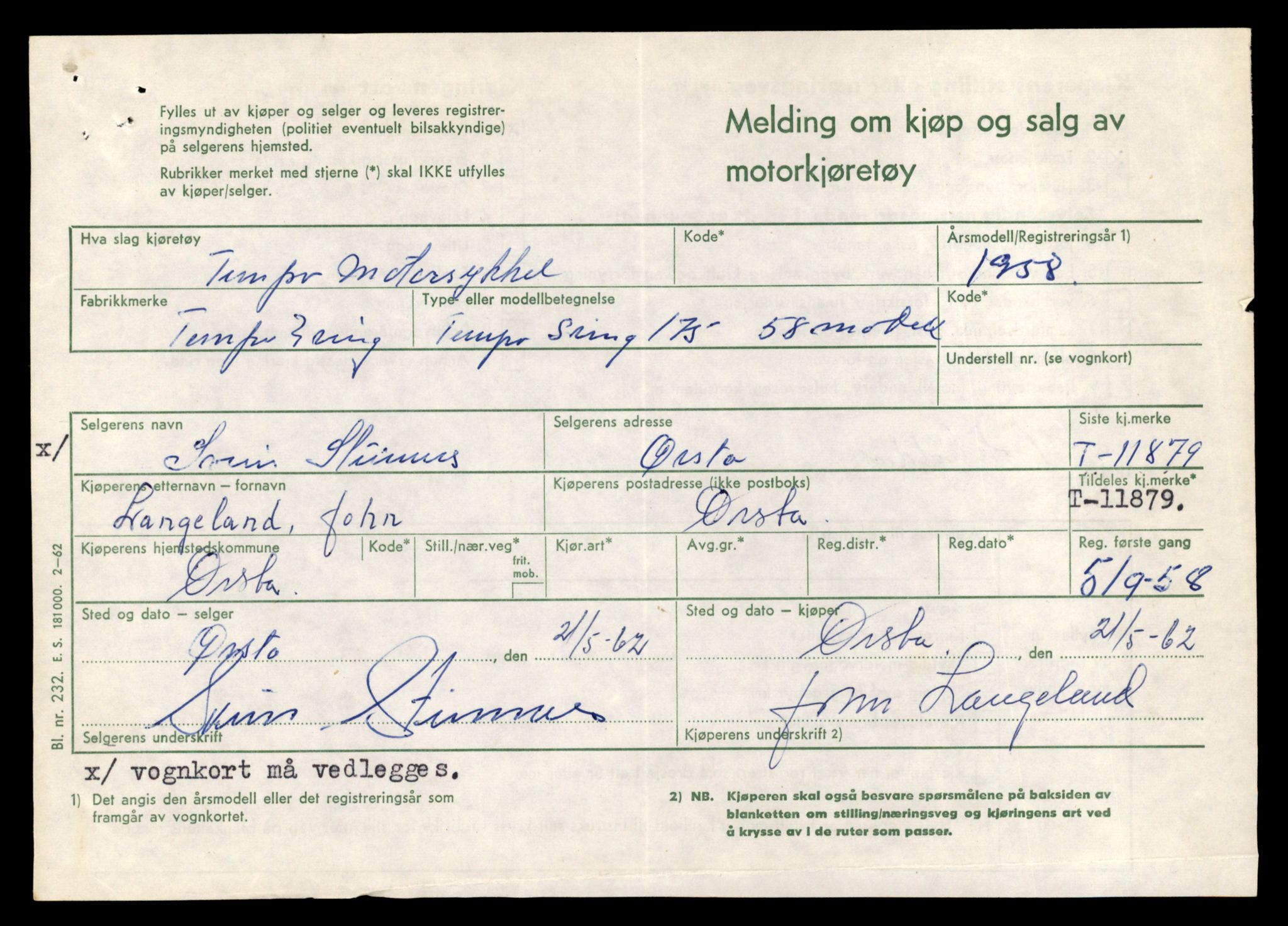 Møre og Romsdal vegkontor - Ålesund trafikkstasjon, SAT/A-4099/F/Fe/L0031: Registreringskort for kjøretøy T 11800 - T 11996, 1927-1998, s. 1425