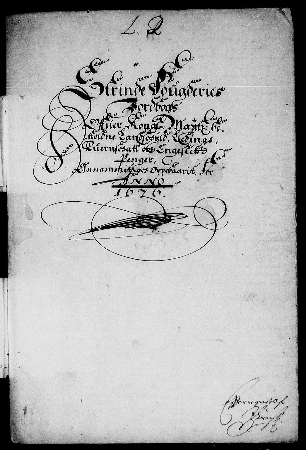 Rentekammeret inntil 1814, Reviderte regnskaper, Stiftamtstueregnskaper, Trondheim stiftamt og Nordland amt, AV/RA-EA-6044/R/Rd/L0044: Trondheim stiftamt, 1671-1676