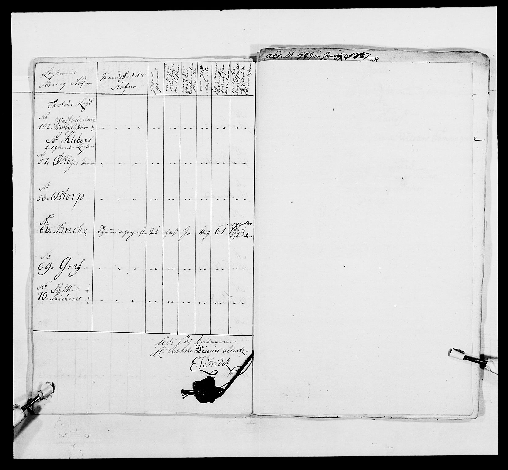 Kommanderende general (KG I) med Det norske krigsdirektorium, AV/RA-EA-5419/E/Ea/L0495: 1. Smålenske regiment, 1732-1763, s. 795