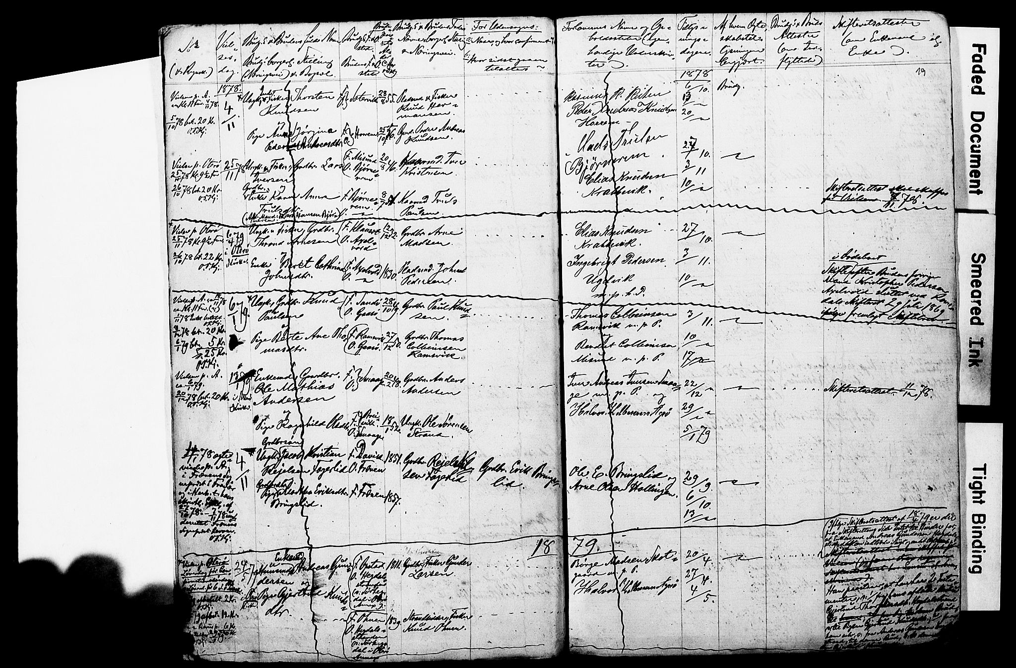 Ministerialprotokoller, klokkerbøker og fødselsregistre - Møre og Romsdal, AV/SAT-A-1454/560/L0722: Lysningsprotokoll nr. 560A06, 1871-1883, s. 19