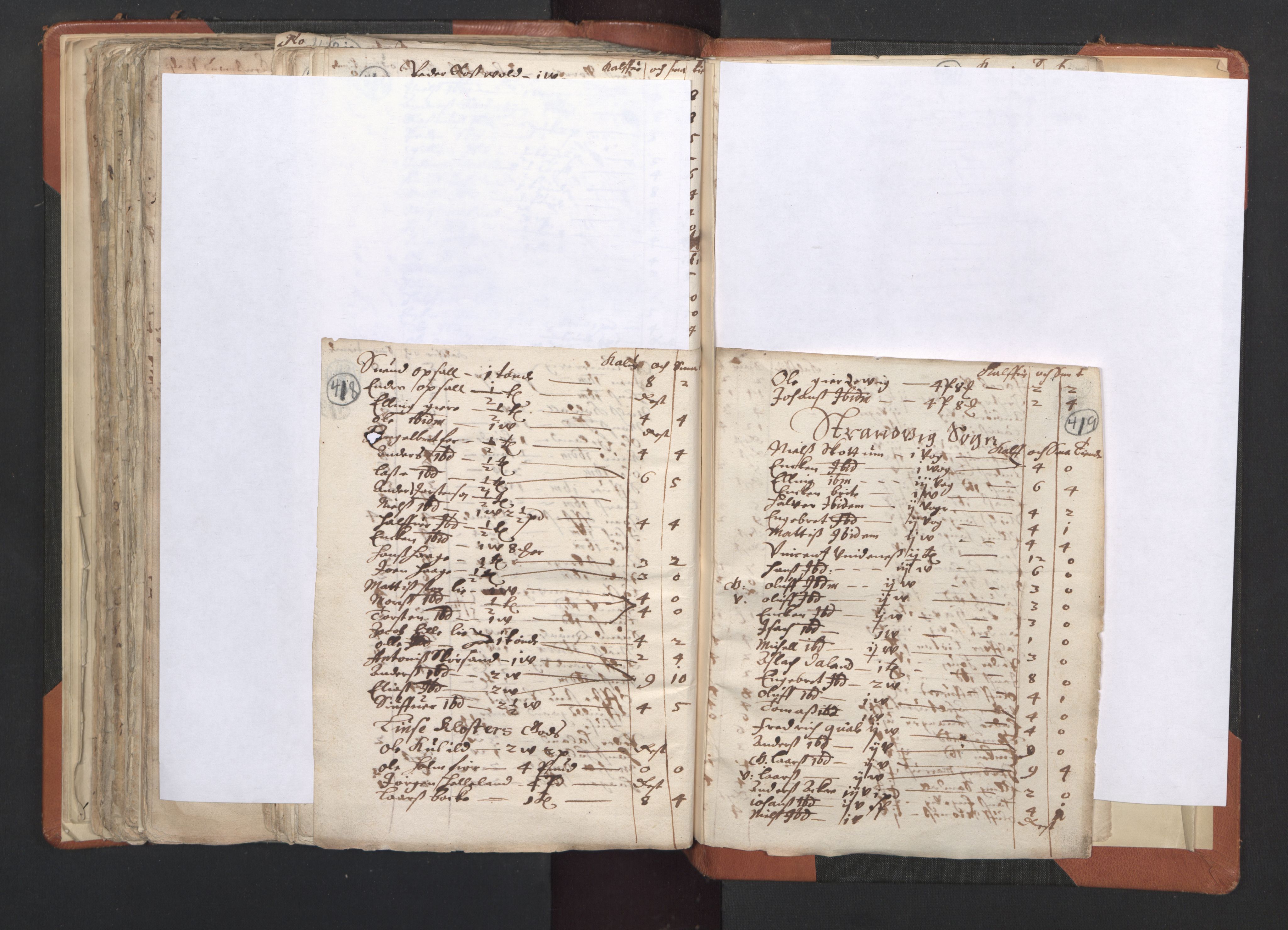 RA, Sogneprestenes manntall 1664-1666, nr. 20: Sunnhordland prosti, 1664-1666, s. 418-419