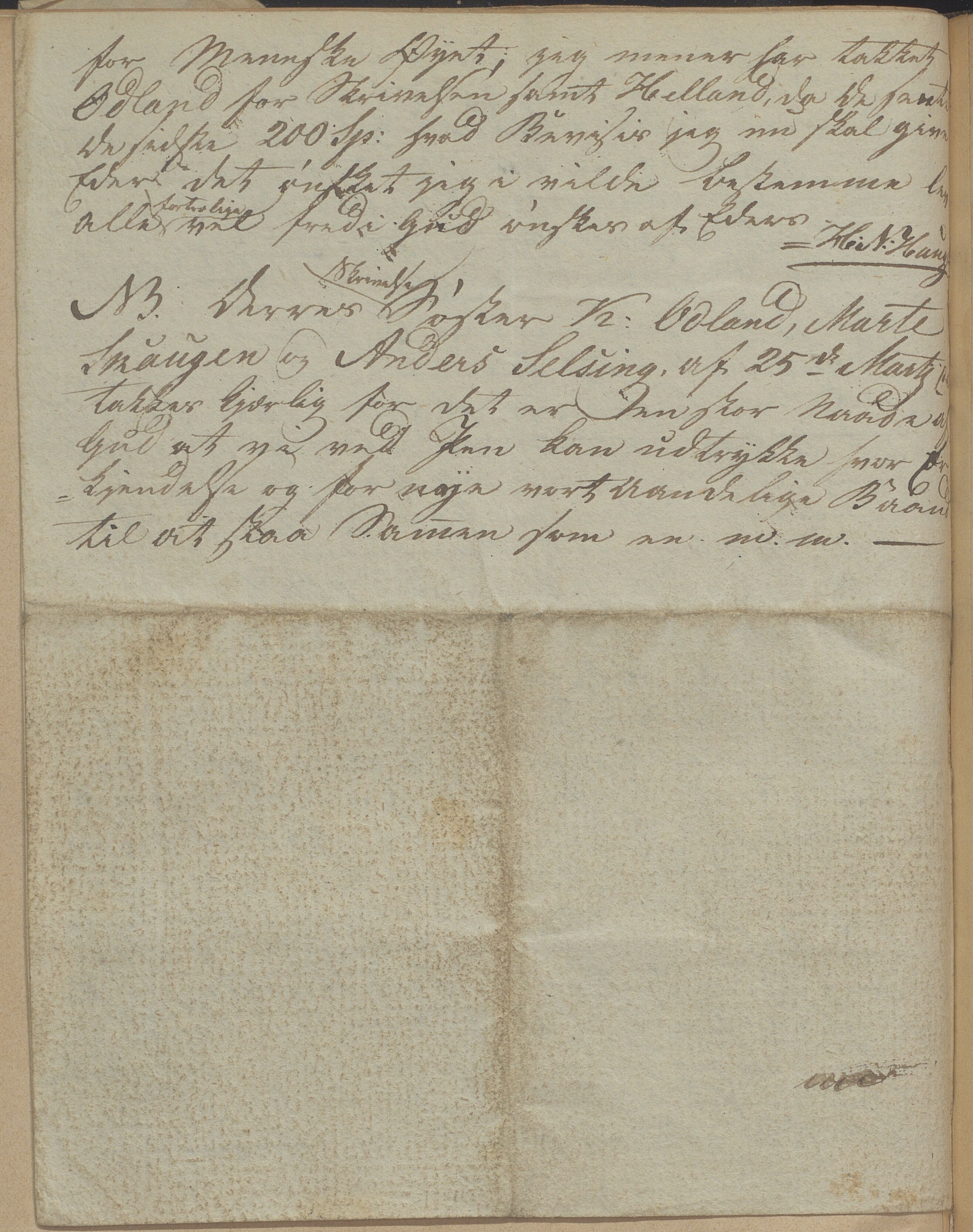 Heggtveitsamlingen, TMF/A-1007/H/L0052/0002: Innbundne brev Ms. S, med innlagt registratur / Innbundne brev Ms S, tillegg/Ad. S. , 1816-1824