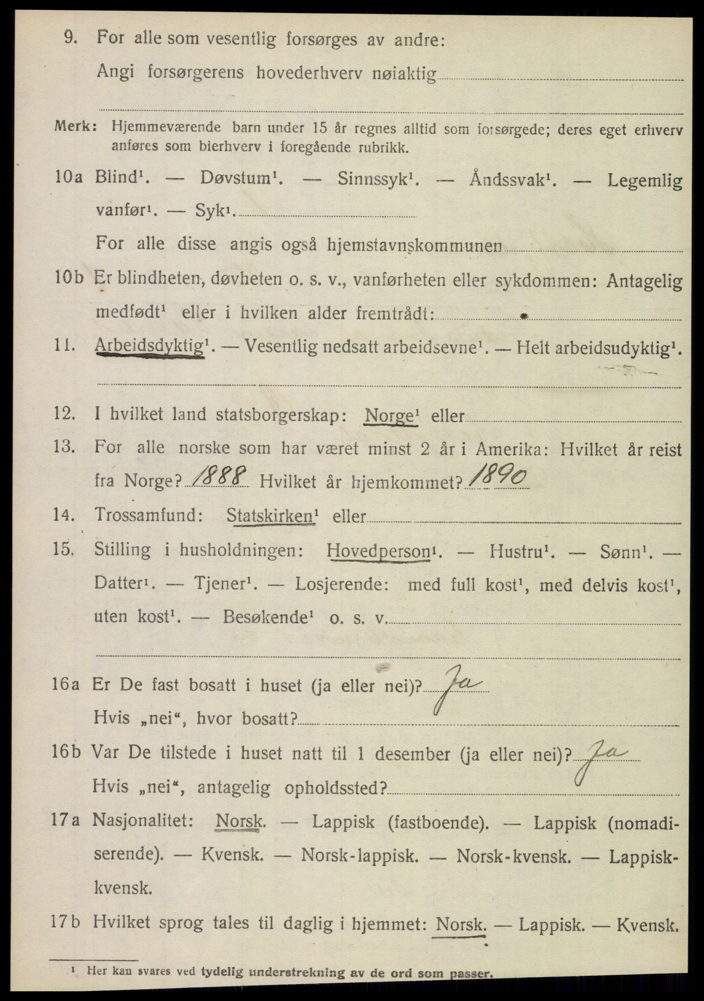 SAT, Folketelling 1920 for 1826 Hattfjelldal herred, 1920, s. 2865