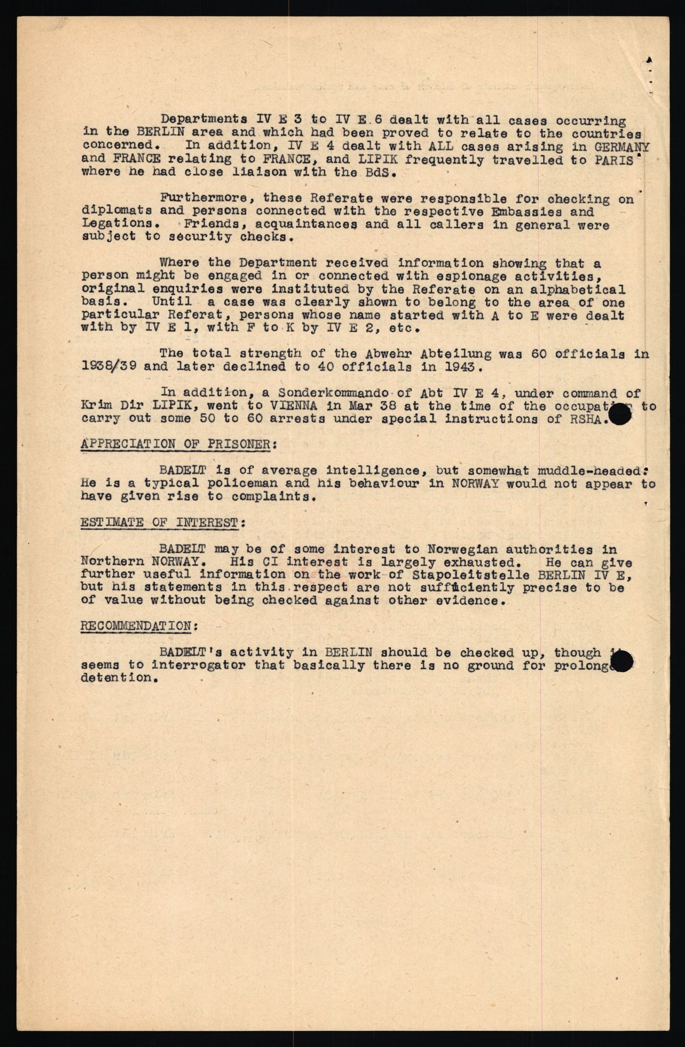 Forsvaret, Forsvarets overkommando II, AV/RA-RAFA-3915/D/Db/L0001: CI Questionaires. Tyske okkupasjonsstyrker i Norge. Tyskere., 1945-1946, s. 546