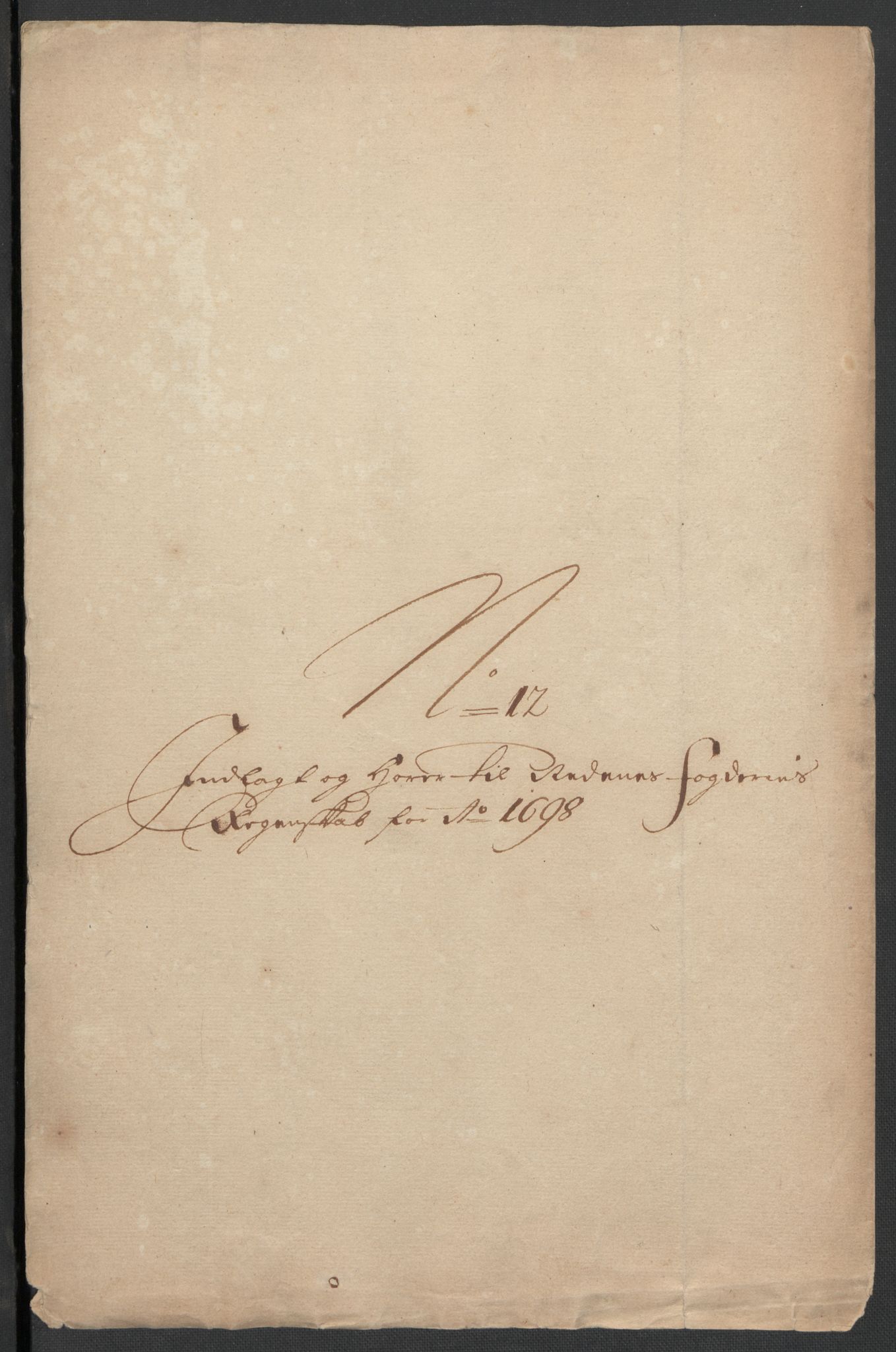 Rentekammeret inntil 1814, Reviderte regnskaper, Fogderegnskap, AV/RA-EA-4092/R39/L2314: Fogderegnskap Nedenes, 1698-1699, s. 124