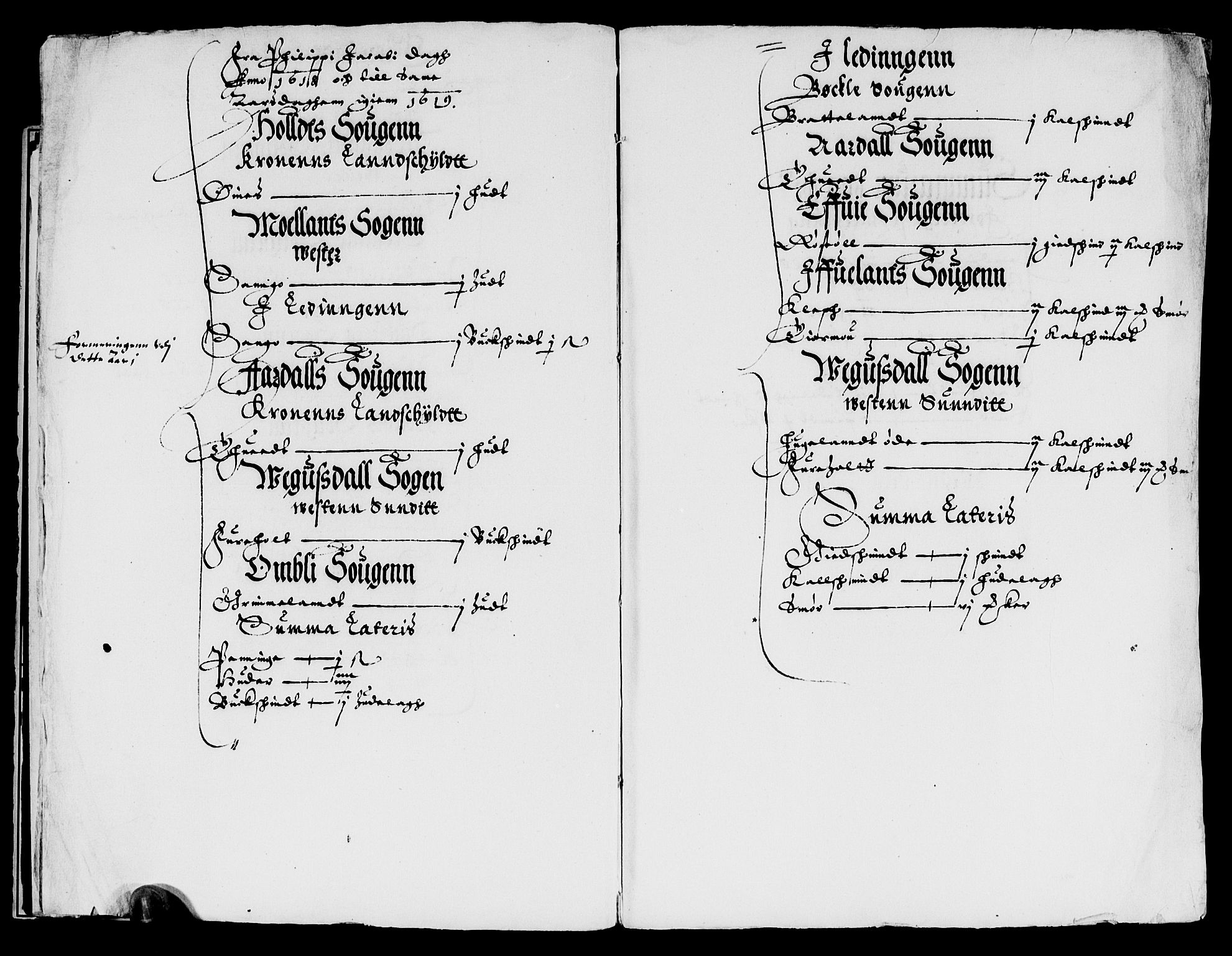 Rentekammeret inntil 1814, Reviderte regnskaper, Lensregnskaper, AV/RA-EA-5023/R/Rb/Rbq/L0010: Nedenes len. Mandals len. Råbyggelag., 1617-1619