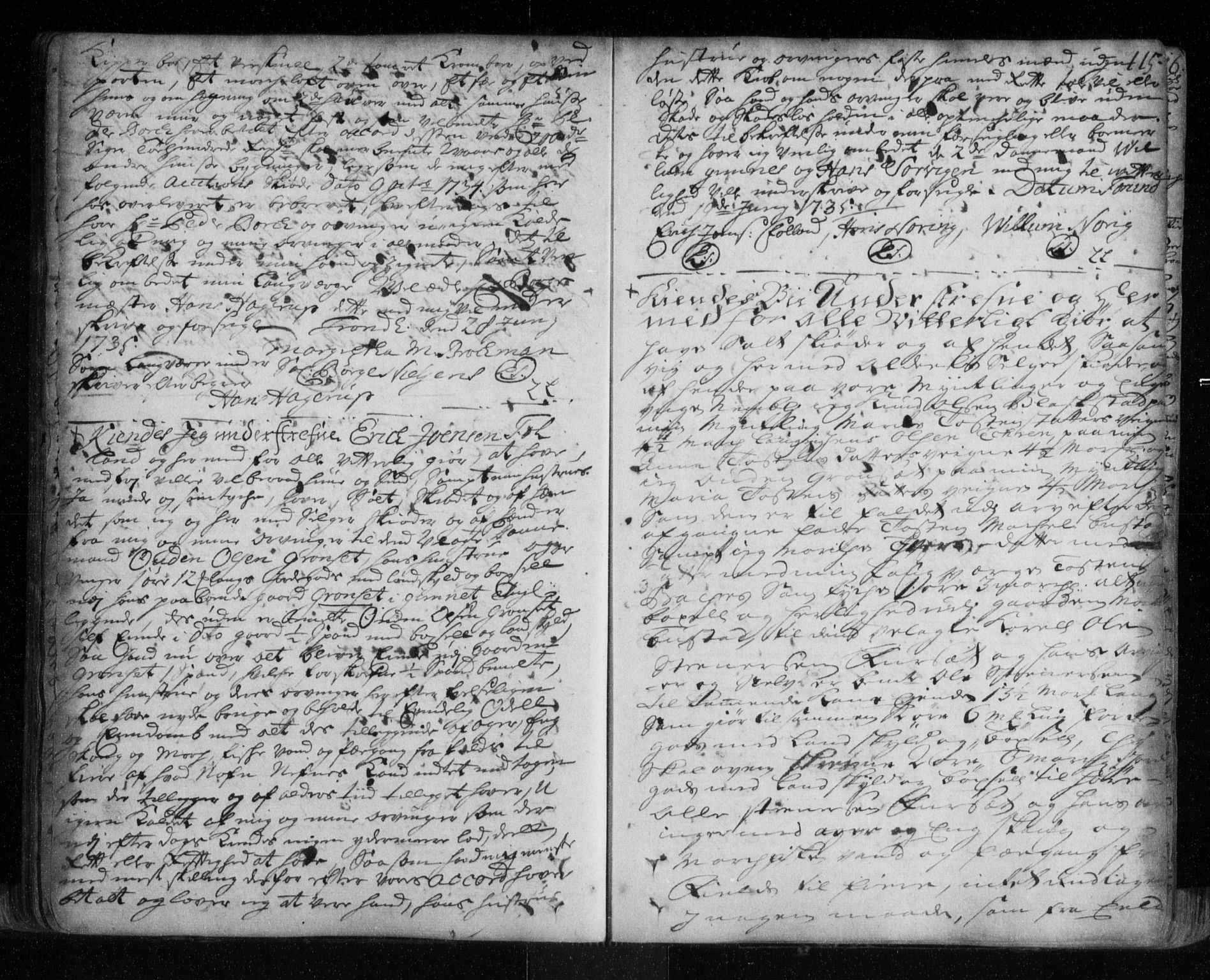 Nordmøre sorenskriveri, SAT/A-4132/1/2/2Ca/L0003: Pantebok nr. 1a, 1731-1740, s. 115
