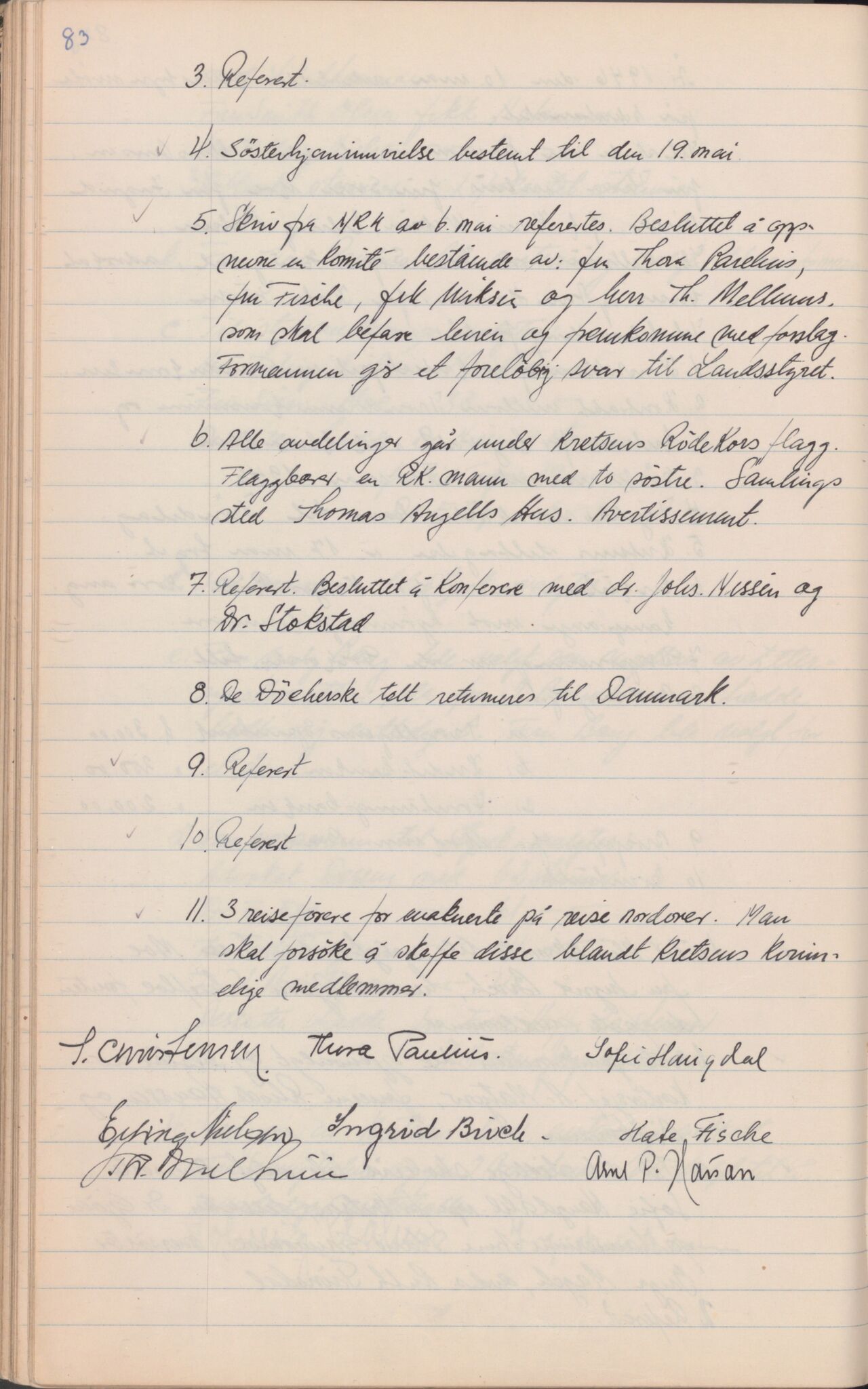 Trondheim Røde Kors, TRKO/PA-1204/A/Aa/L0003: Møtebok, 1942-1952, s. 86