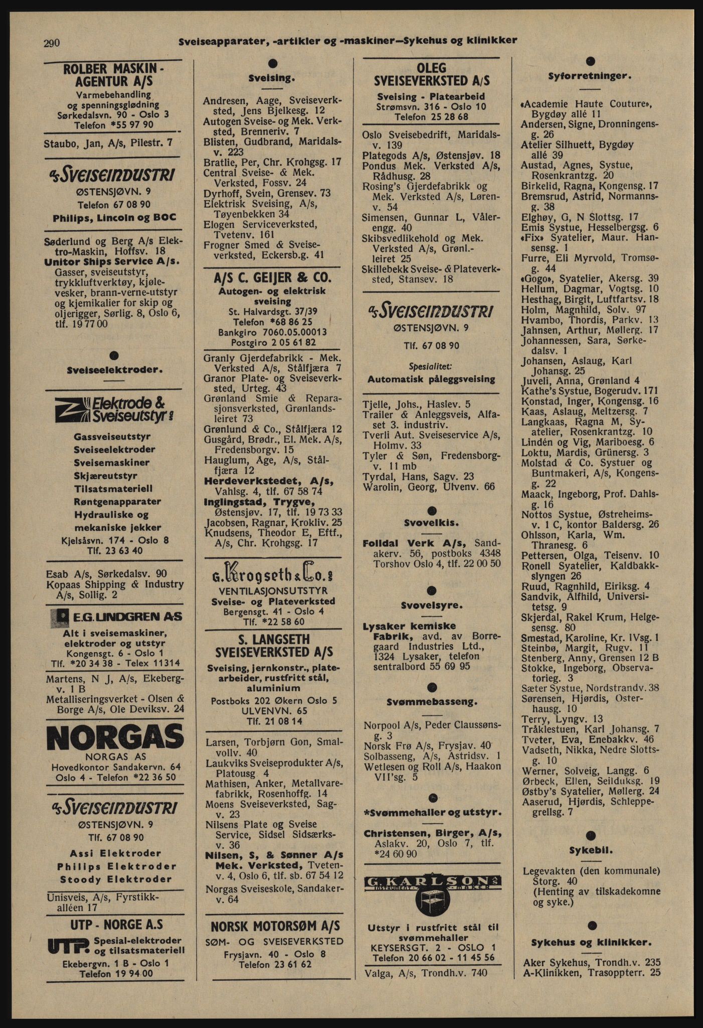 Kristiania/Oslo adressebok, PUBL/-, 1977-1978, s. 290
