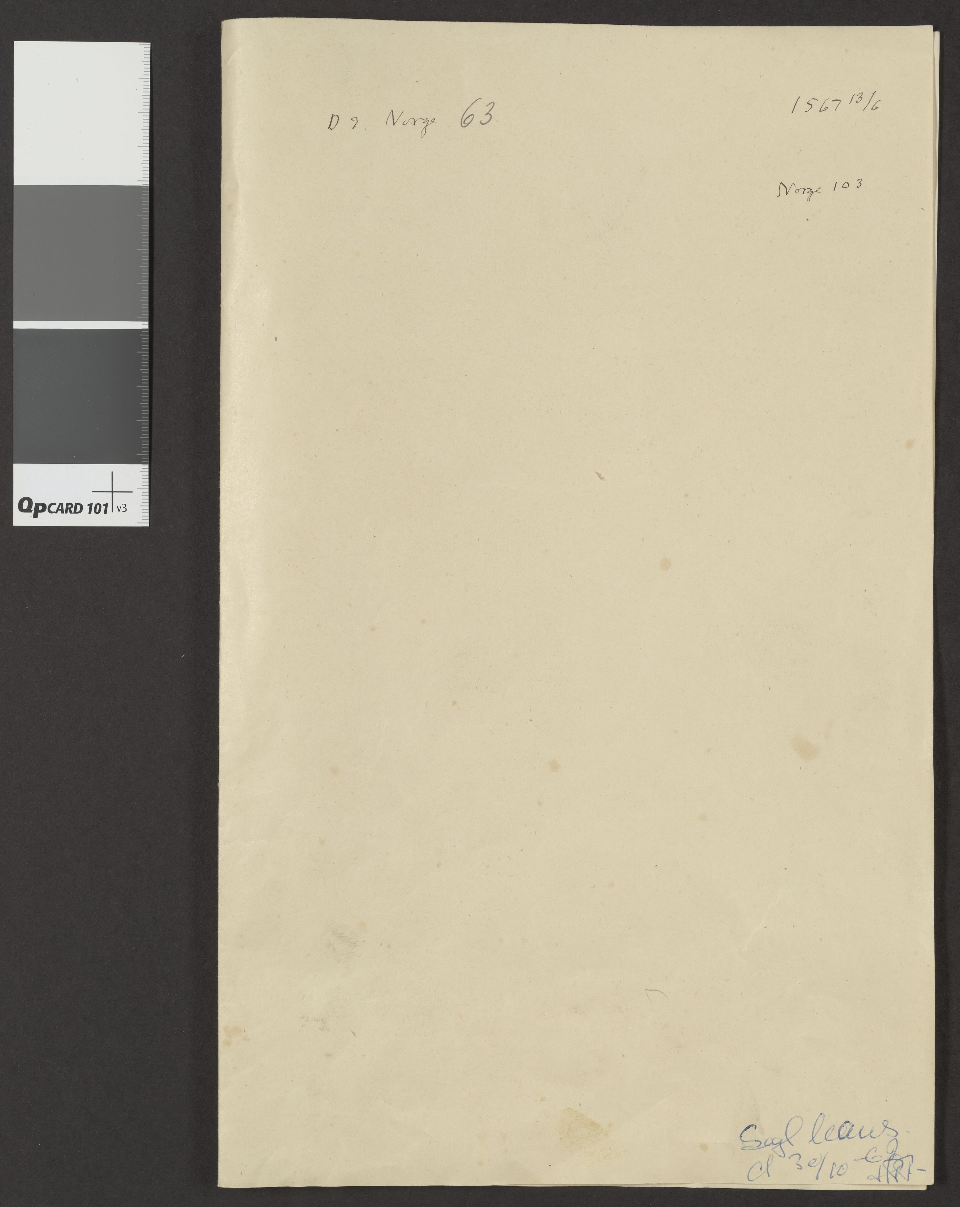 Riksarkivets diplomsamling, AV/RA-EA-5965/F06/L0054: Dokument nr. 103, 1567