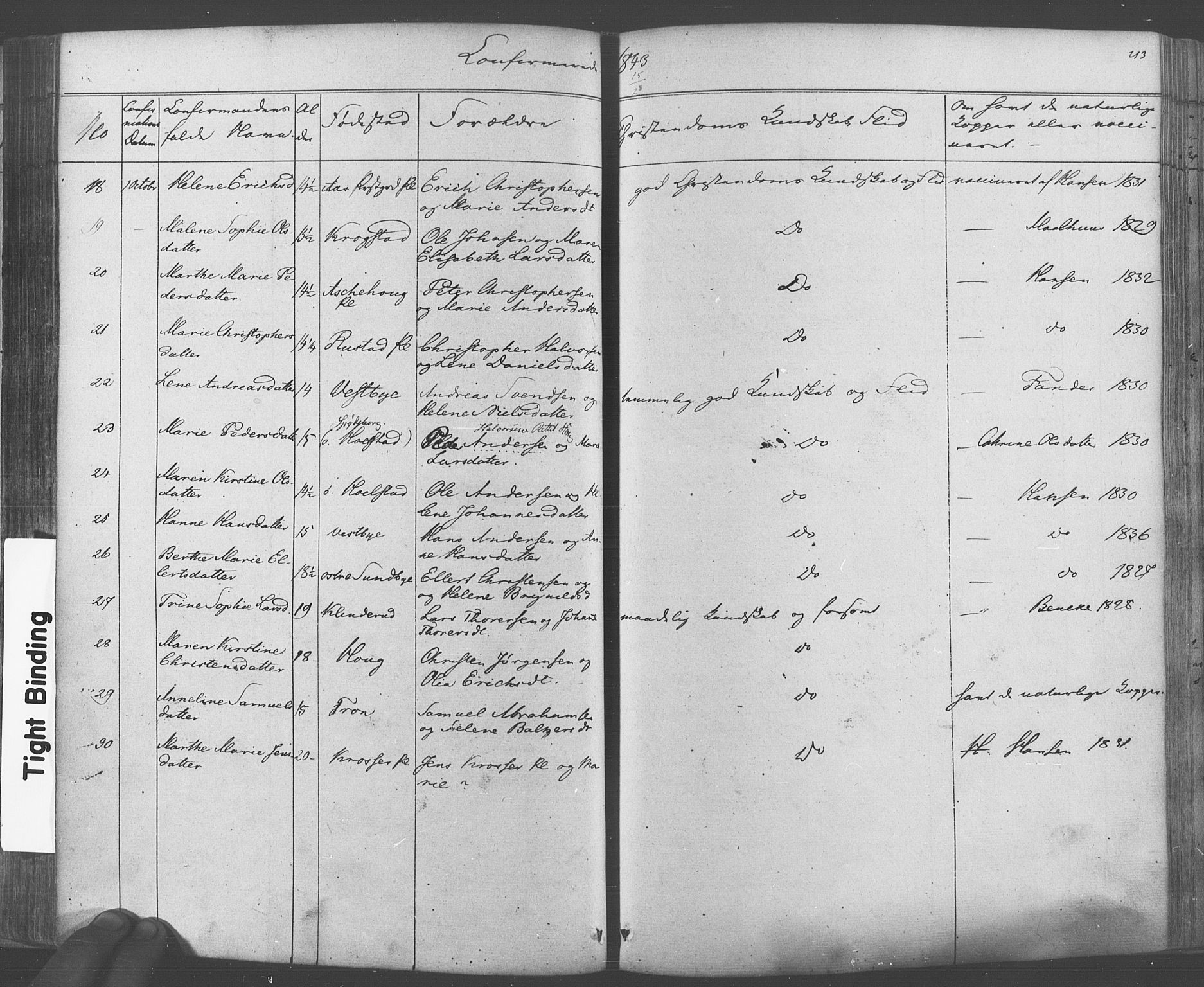 Ås prestekontor Kirkebøker, AV/SAO-A-10894/F/Fa/L0006: Ministerialbok nr. I 6, 1841-1853, s. 212-213