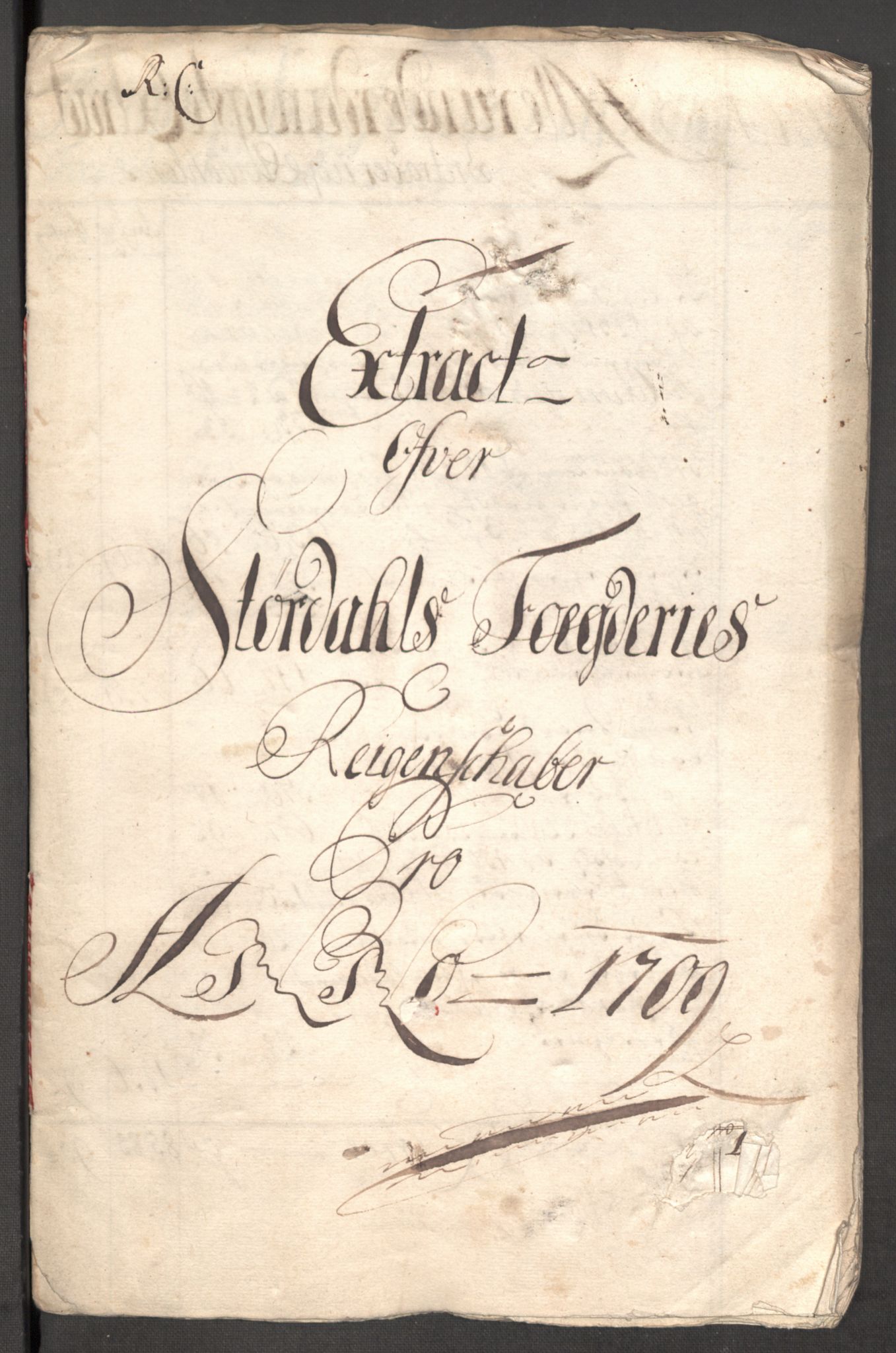 Rentekammeret inntil 1814, Reviderte regnskaper, Fogderegnskap, RA/EA-4092/R62/L4199: Fogderegnskap Stjørdal og Verdal, 1709, s. 4