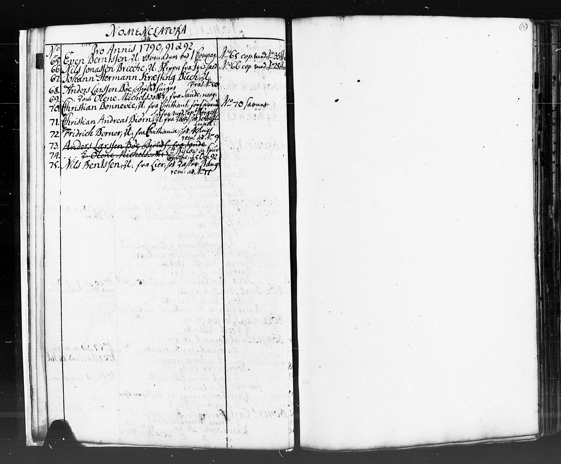 Strømsø kirkebøker, SAKO/A-246/K/Ka/L0001: Sjeleregister, 1778-1792, s. 15
