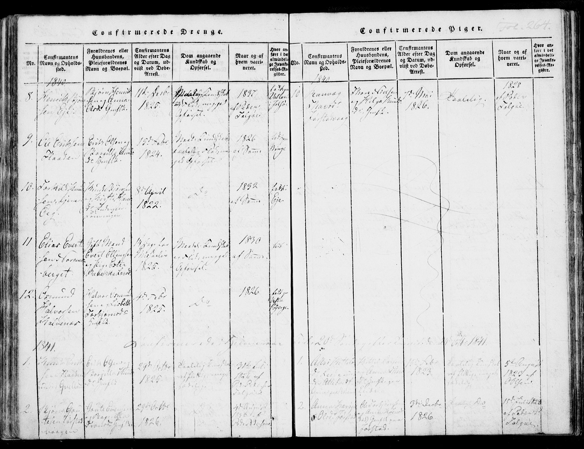 Nedstrand sokneprestkontor, SAST/A-101841/01/IV: Ministerialbok nr. A 7, 1816-1870